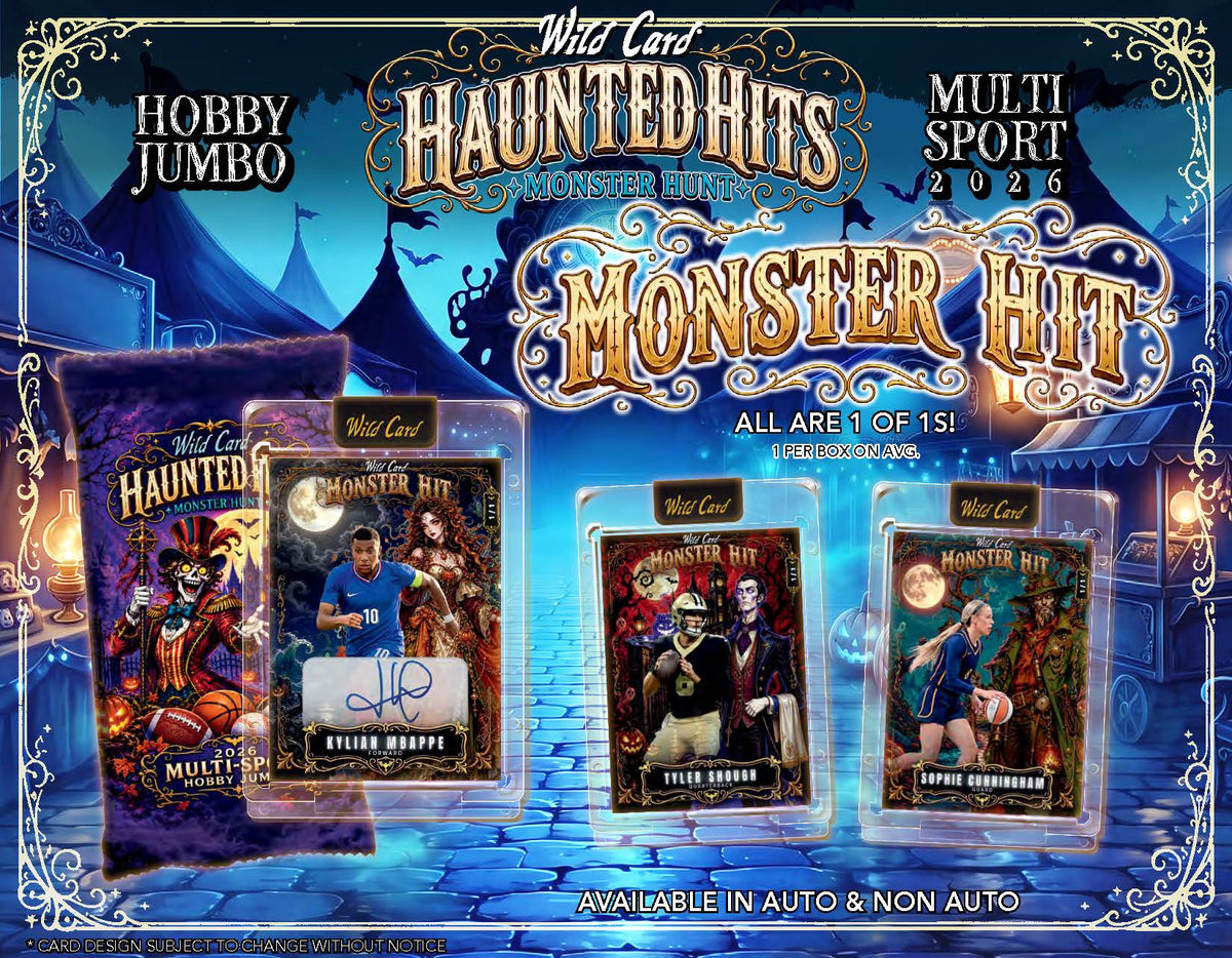2026 Wild Card Haunted Hits Hobby Jumbo Trading Cards LV
