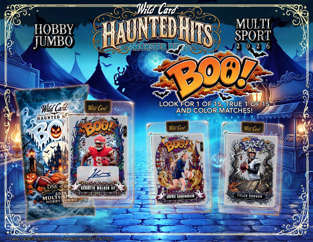2026 Wild Card Haunted Hits Hobby Jumbo Trading Cards LV
