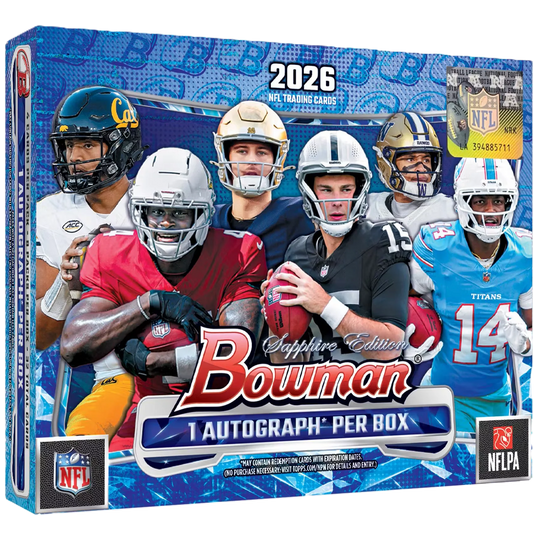 2026 Topps Bowman Football Sapphire Edition Trading Cards LV