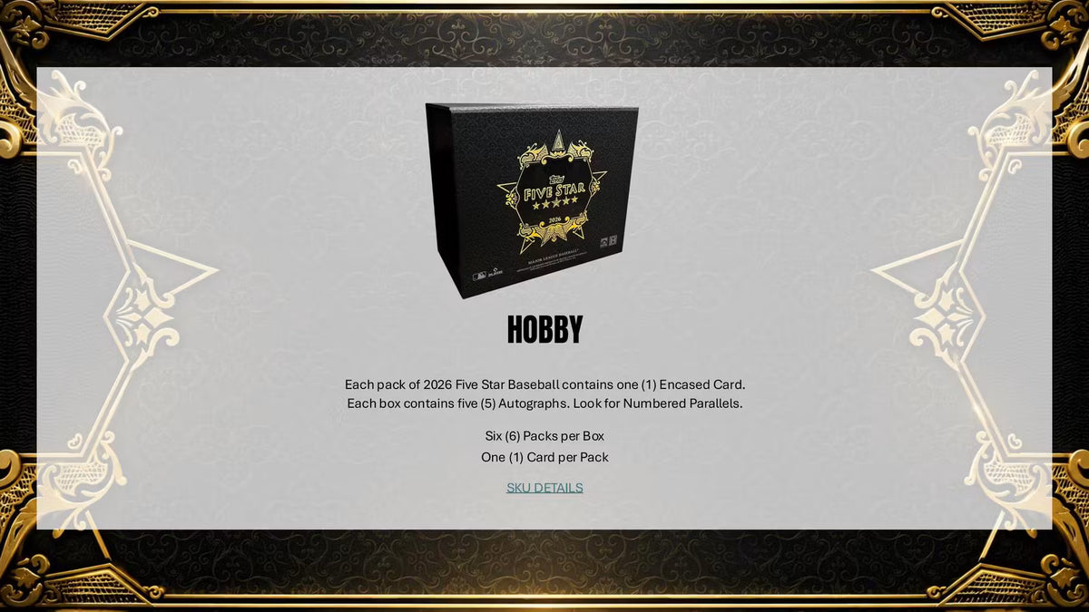 2026 Topps Five Star Baseball Hobby Trading Cards