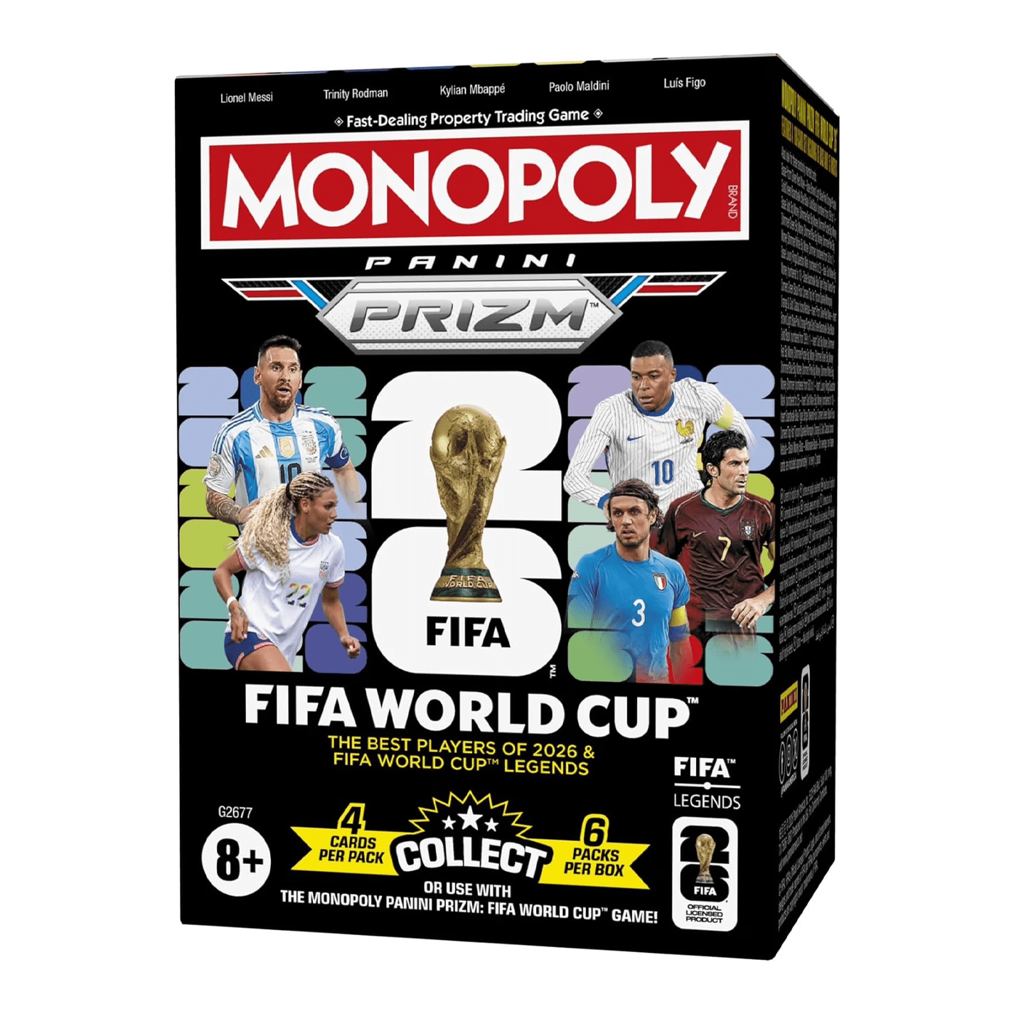 2026 Panini Prizm Monopoly FIFA World Cup Soccer Blaster Trading Cards LV - The Ballers Bank