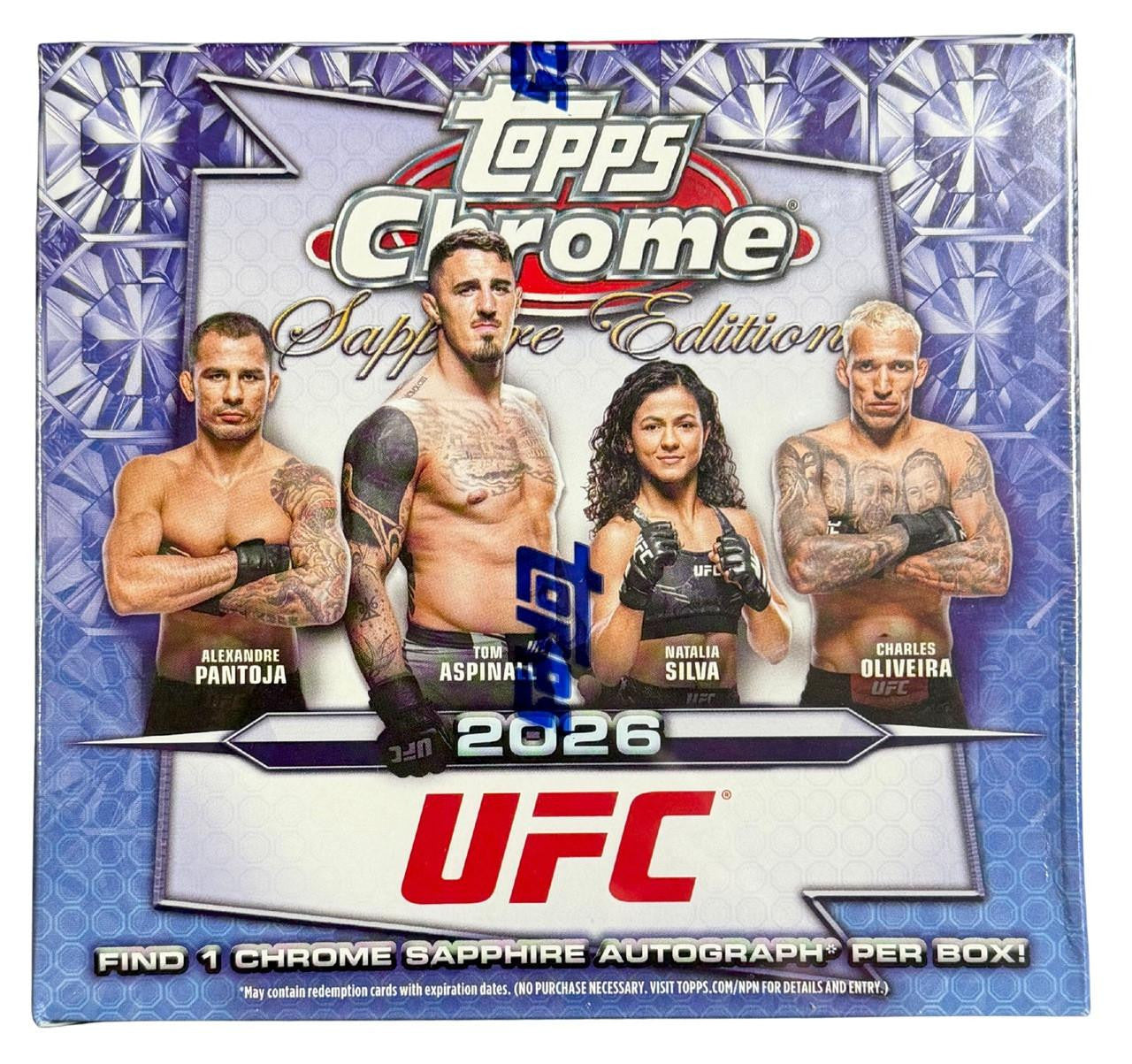 2026 Topps Chrome UFC Sapphire Edition Trading Cards