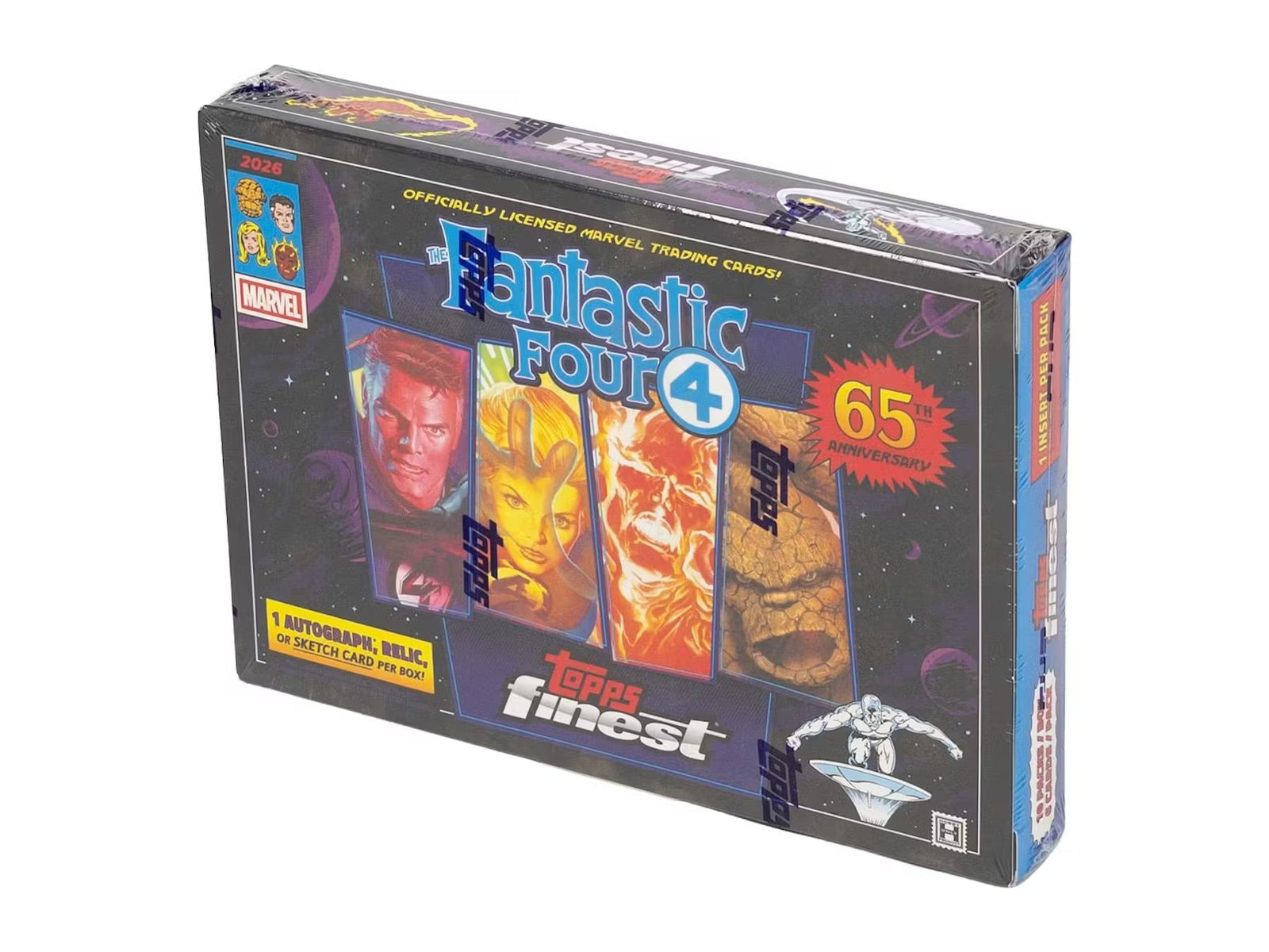 2026 Topps Finest Fantastic Four Hobby Trading Cards - The Ballers Bank