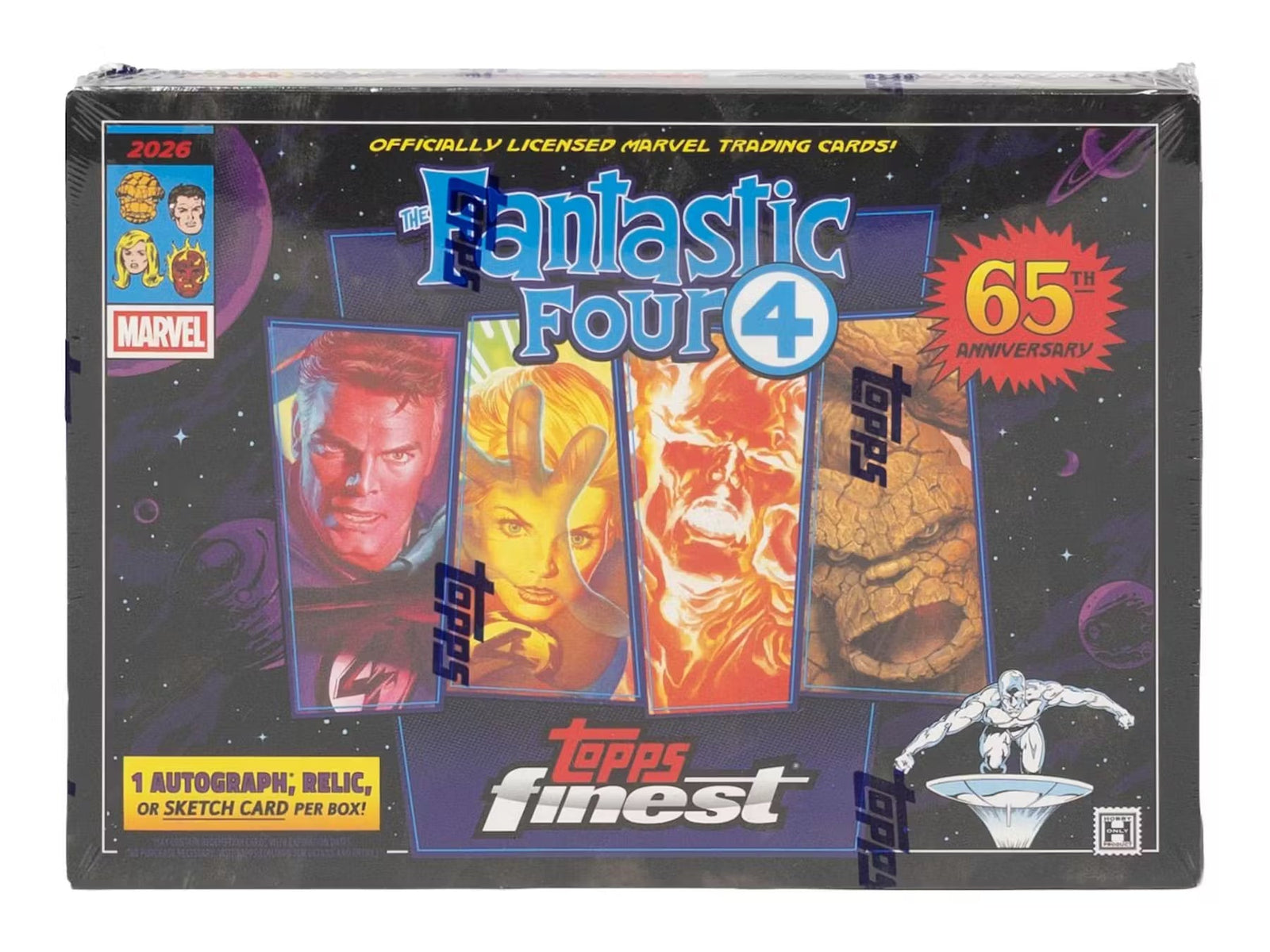 2026 Topps Finest Fantastic Four Hobby Trading Cards - The Ballers Bank