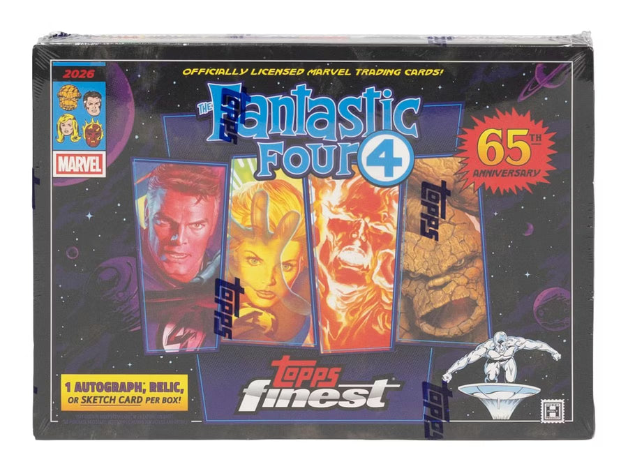 2026 Topps Finest Fantastic Four Hobby Trading Cards - The Ballers Bank