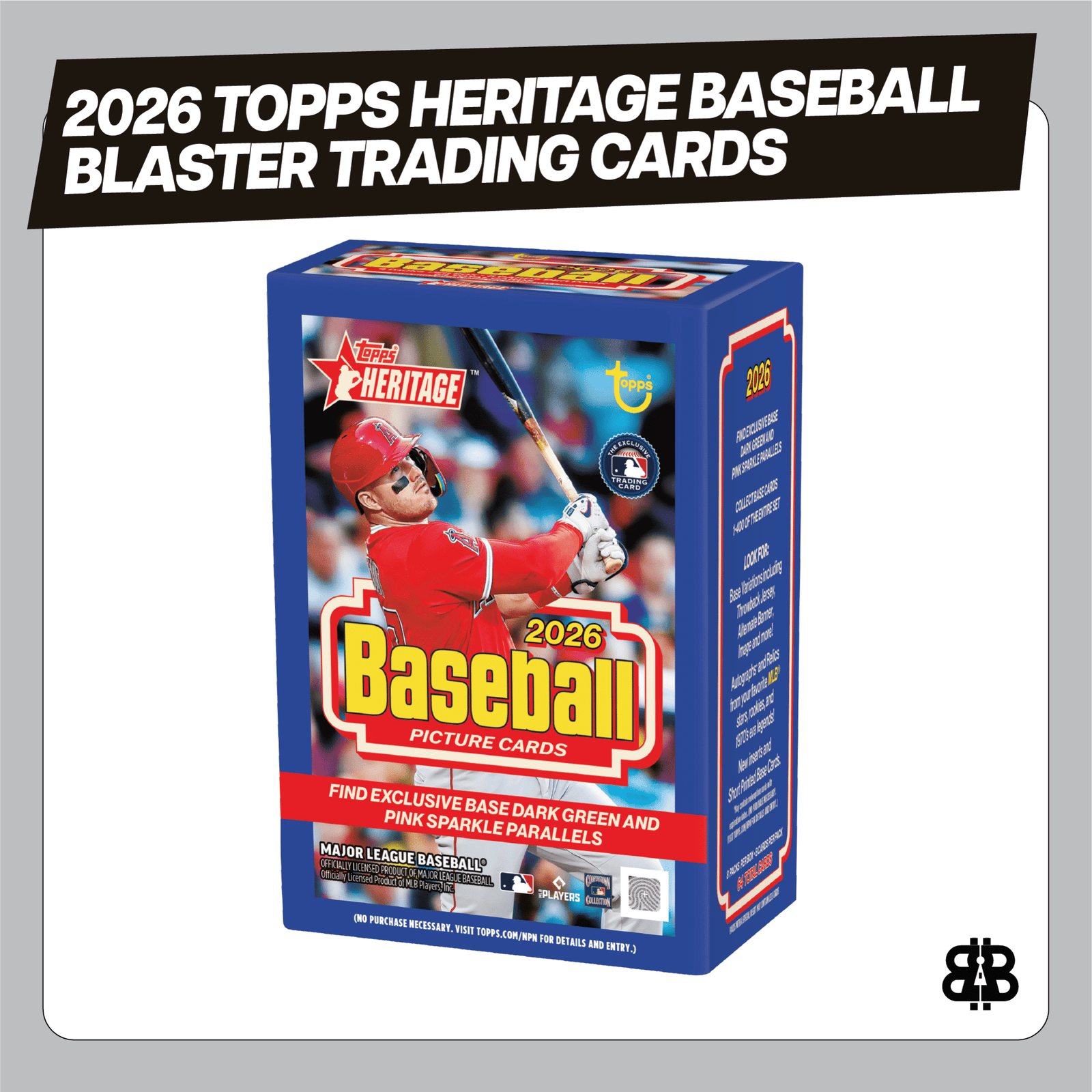 2026 Topps Heritage Baseball Blaster Trading Cards - The Ballers Bank