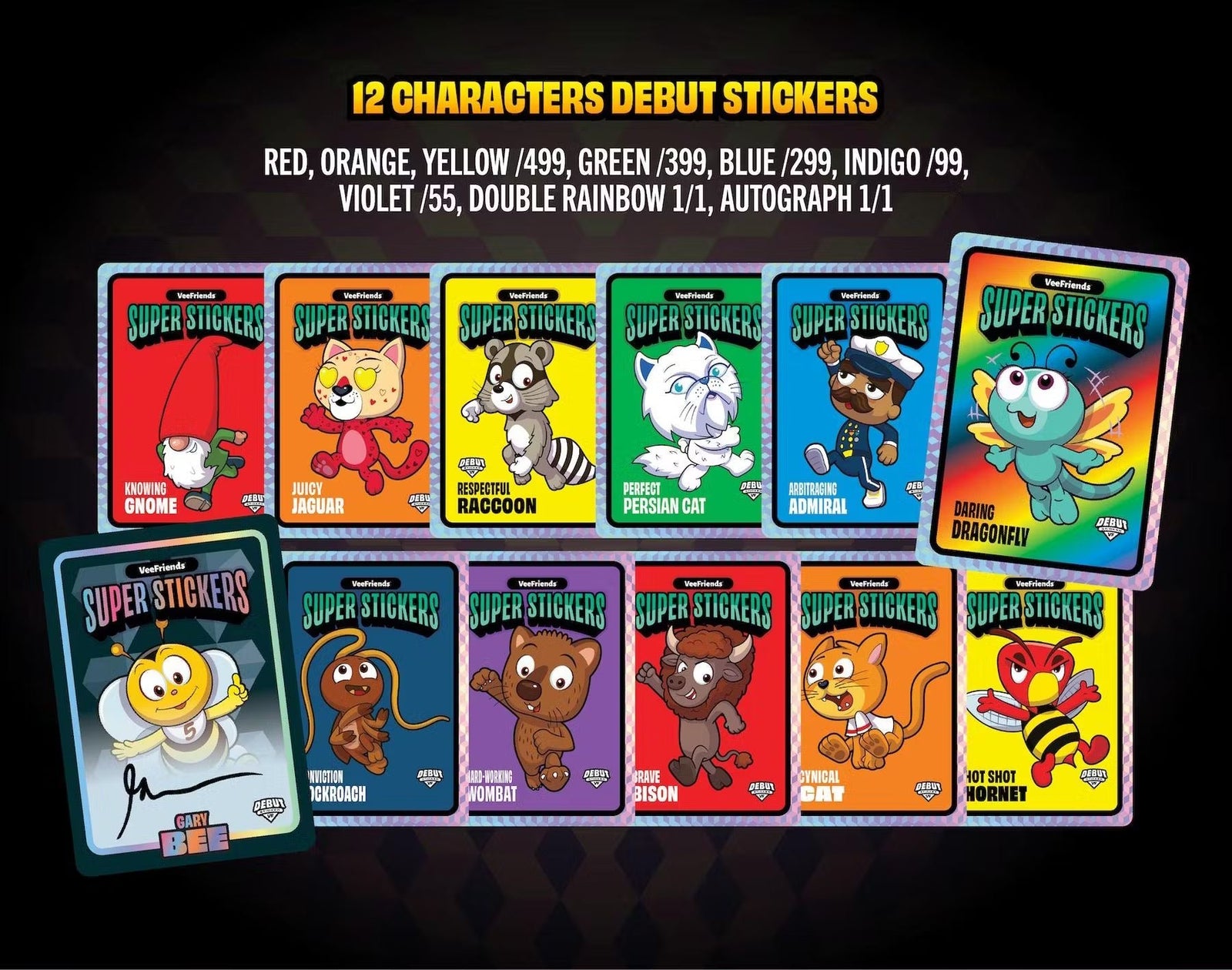 2026 VeeFriends Super Stickers Spectacular Series Trading Cards - The Ballers Bank