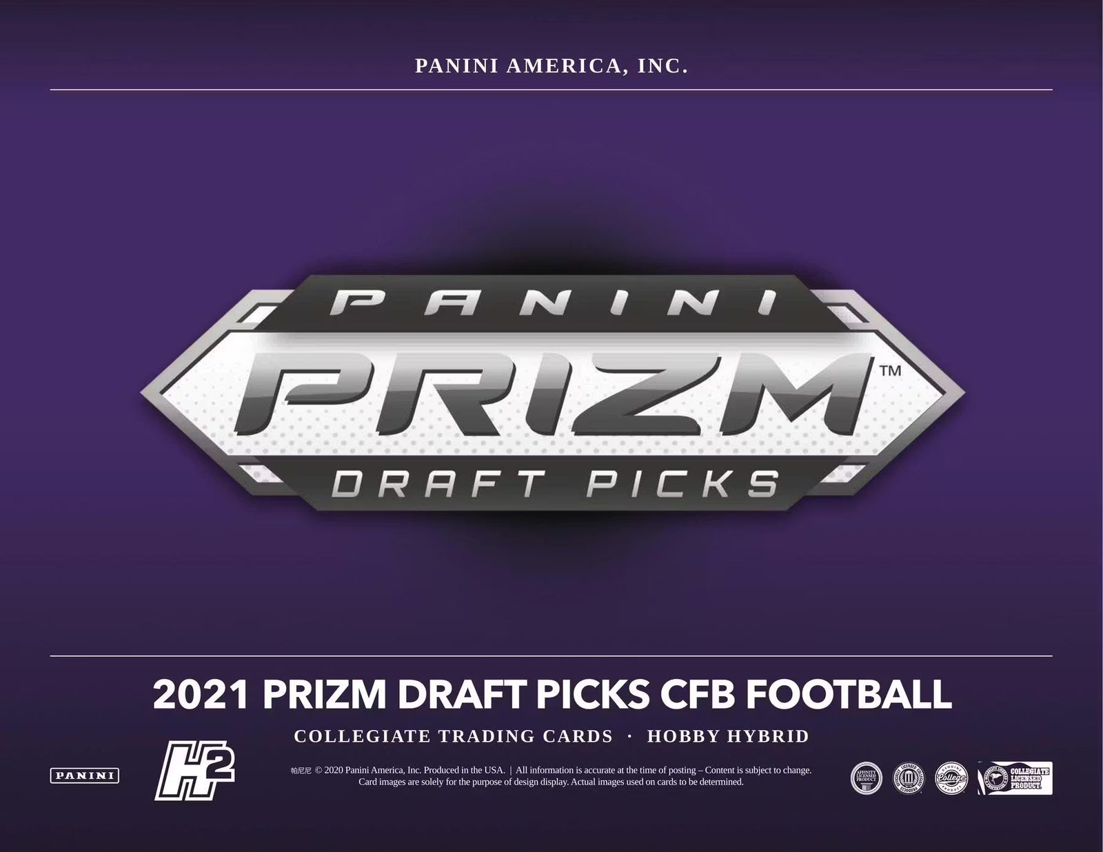 2021 Panini Prizm Draft Picks Football H2 Trading Cards