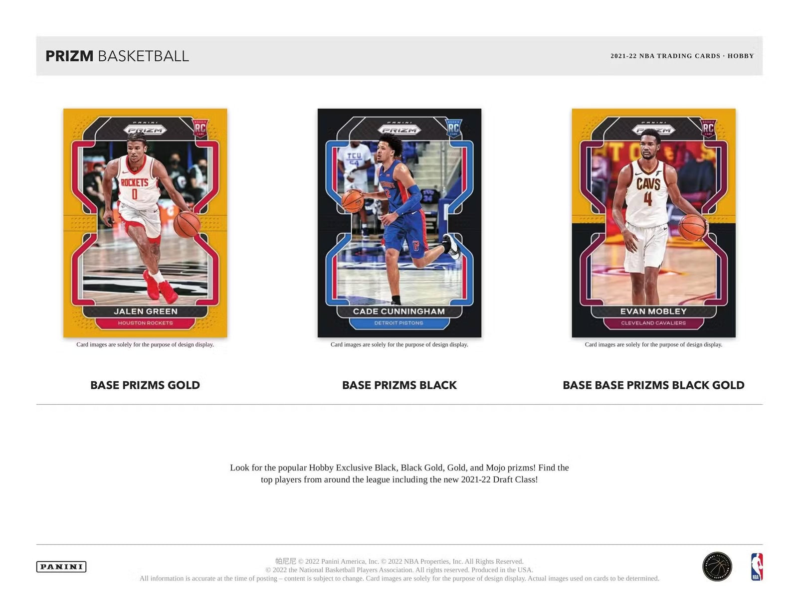 2021-22 Panini Prizm Basketball FOTL Trading Cards