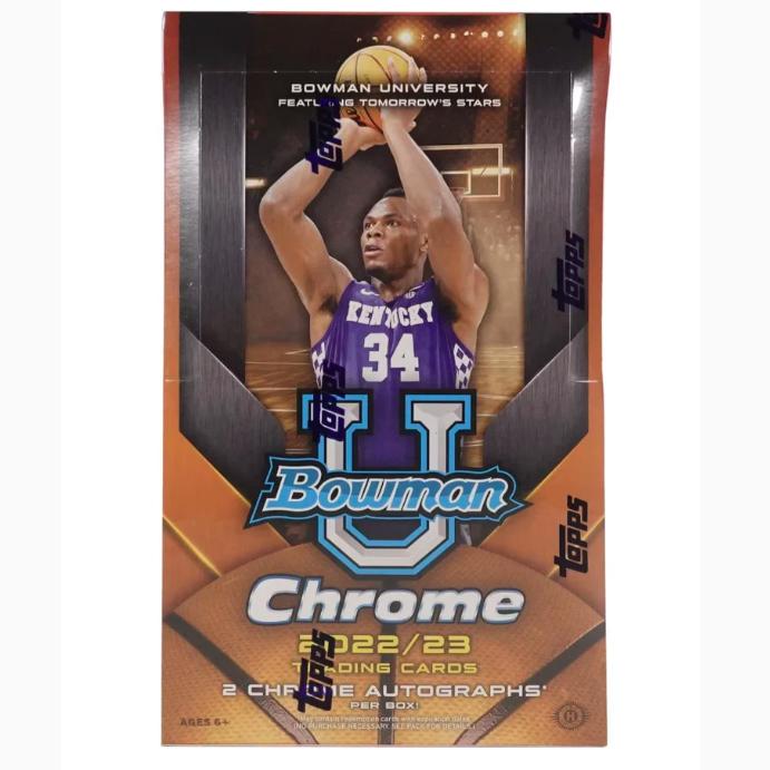2022-23 Topps Bowman University Basketball Hobby Trading Cards