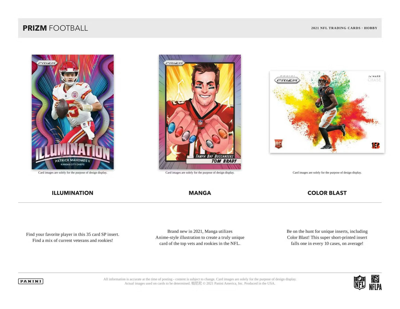 2021 Panini Prizm Football Hobby Trading Cards