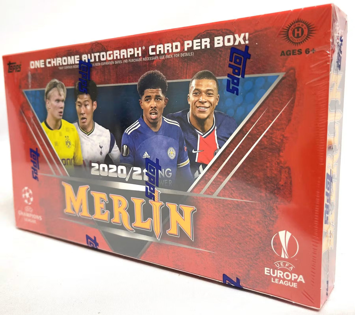 2020-21 Topps Chrome Merlin Soccer UEFA Club Competition Hobby Trading Cards LV