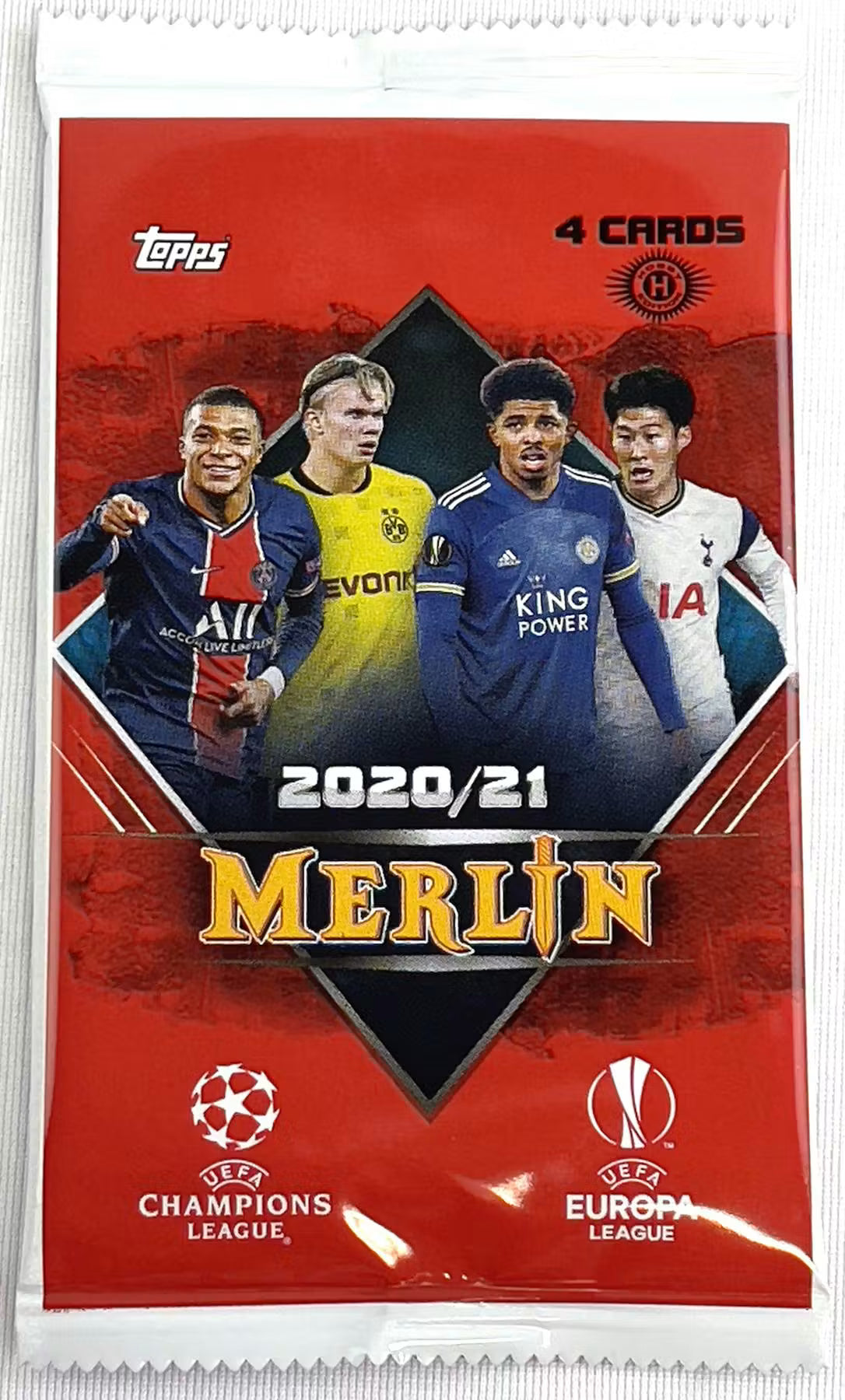 2020-21 Topps Chrome Merlin Soccer UEFA Club Competition Hobby Trading Cards LV