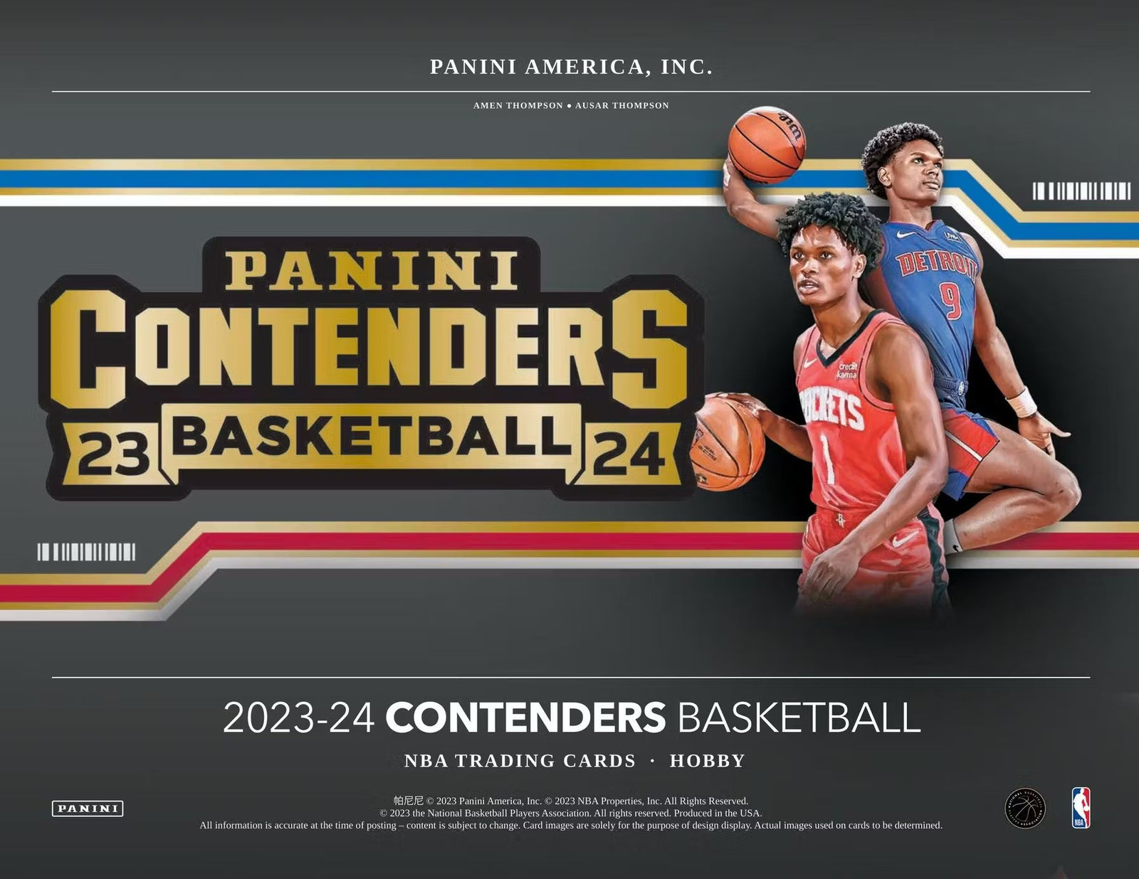 2023-24 Panini Contenders Basketball Hobby Trading Cards
