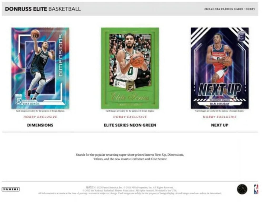 2023-24 Panini Donruss Elite Basketball Hobby Trading Cards