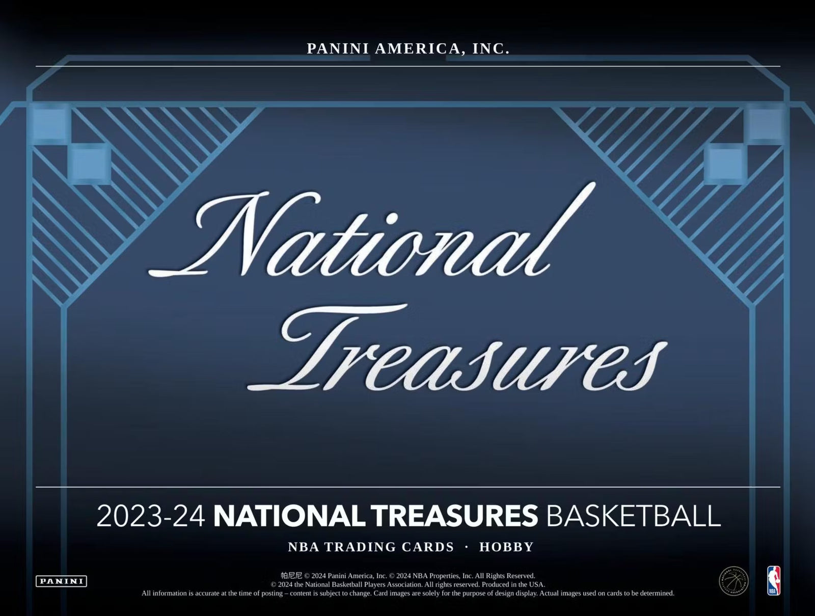 2023-24 Panini National Treasures Basketball Hobby Trading Cards