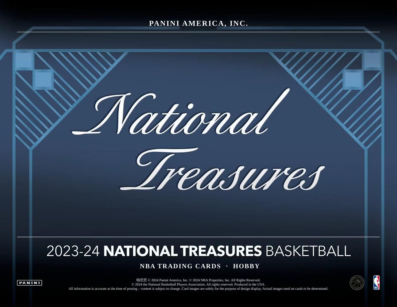 2023-24 Panini National Treasures Basketball International Hobby Trading Cards