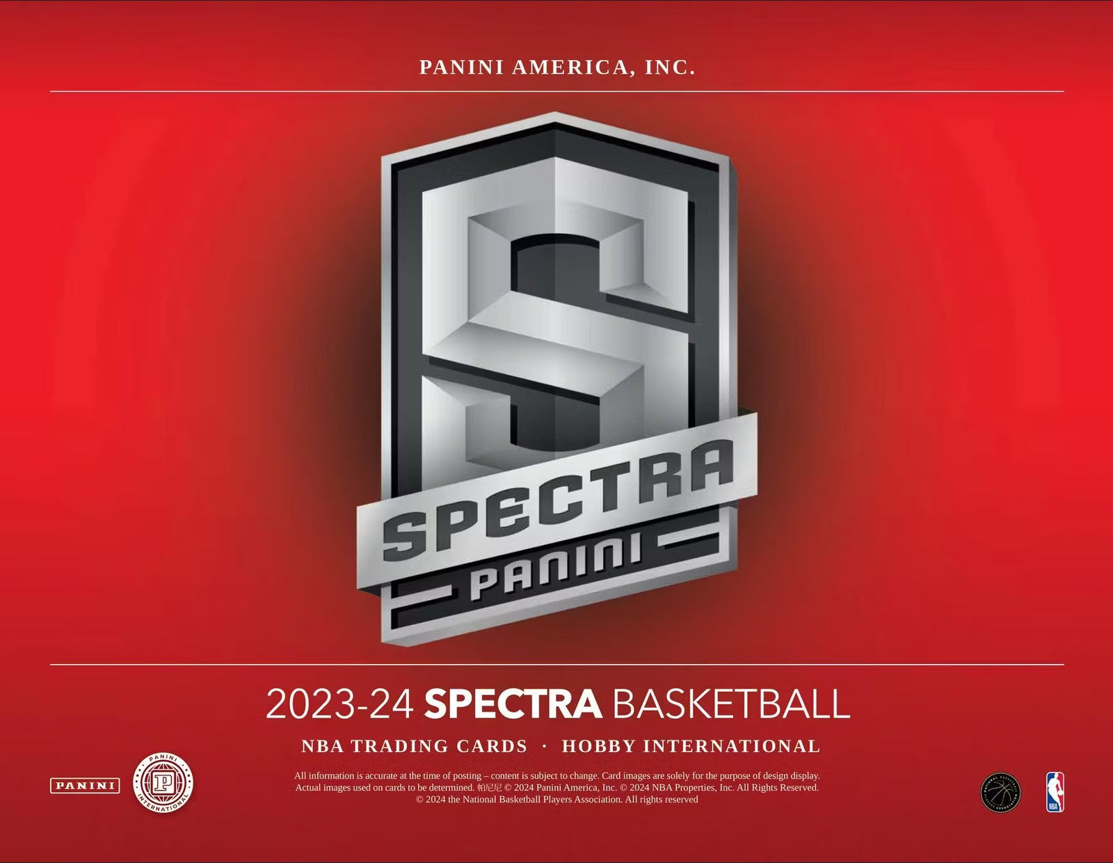 2023-24 Panini Spectra Basketball International Hobby Trading Cards