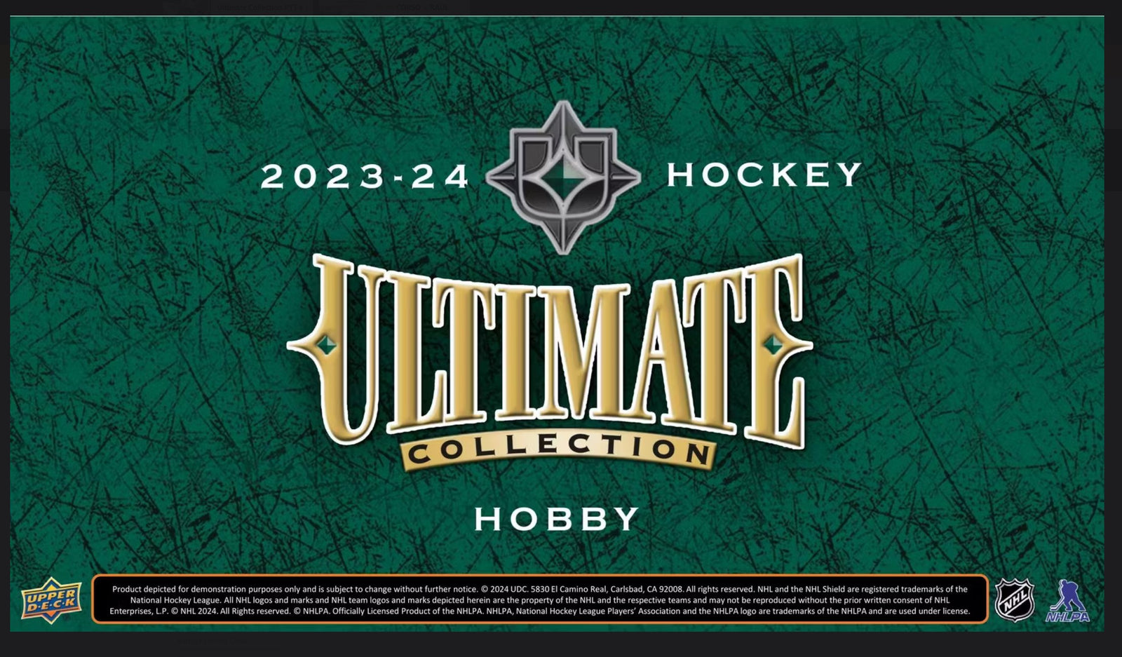 2023-24 Upper Deck Ultimate Collection Hockey Hobby Trading Cards