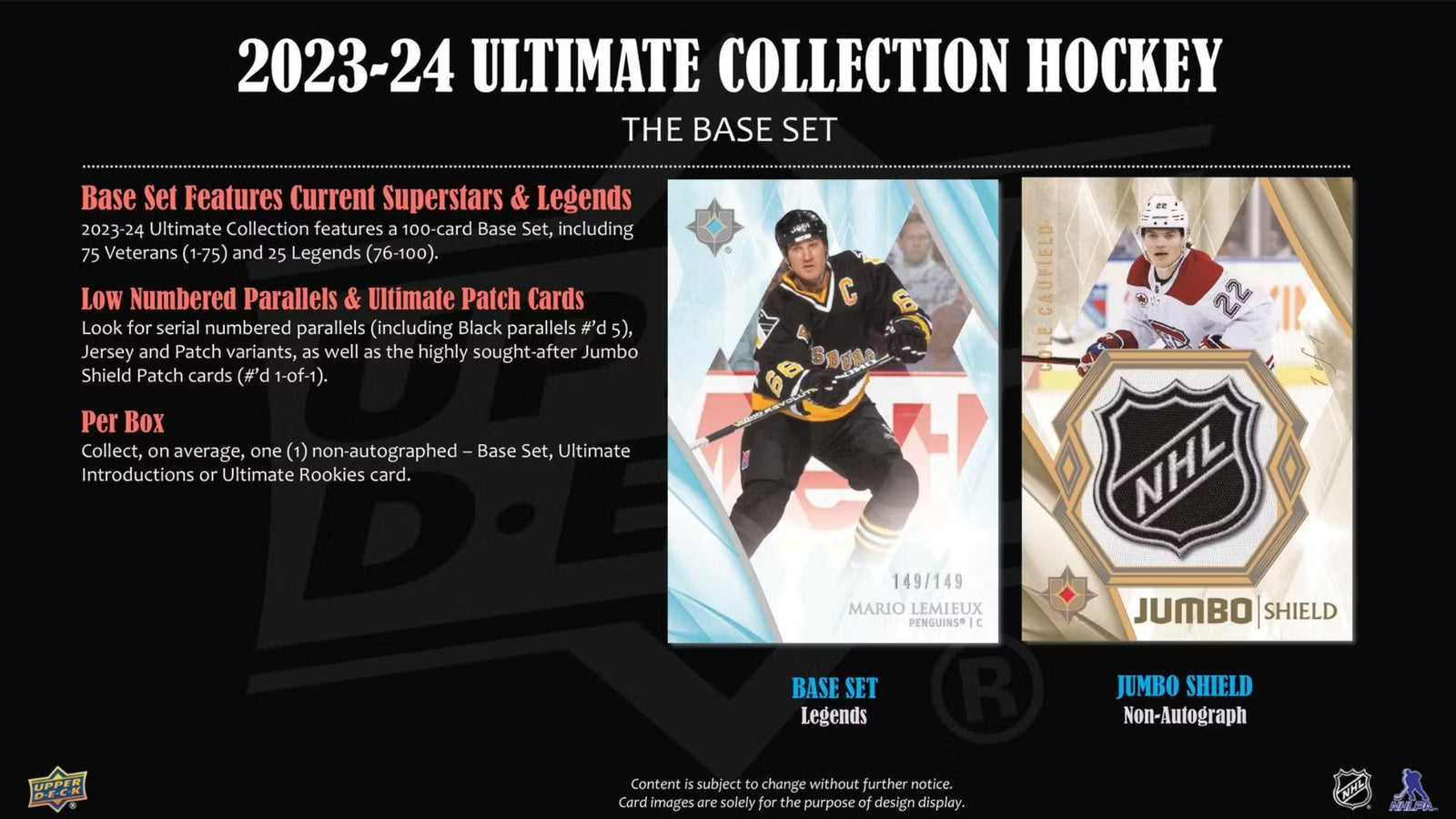 2023-24 Upper Deck Ultimate Collection Hockey Hobby Trading Cards