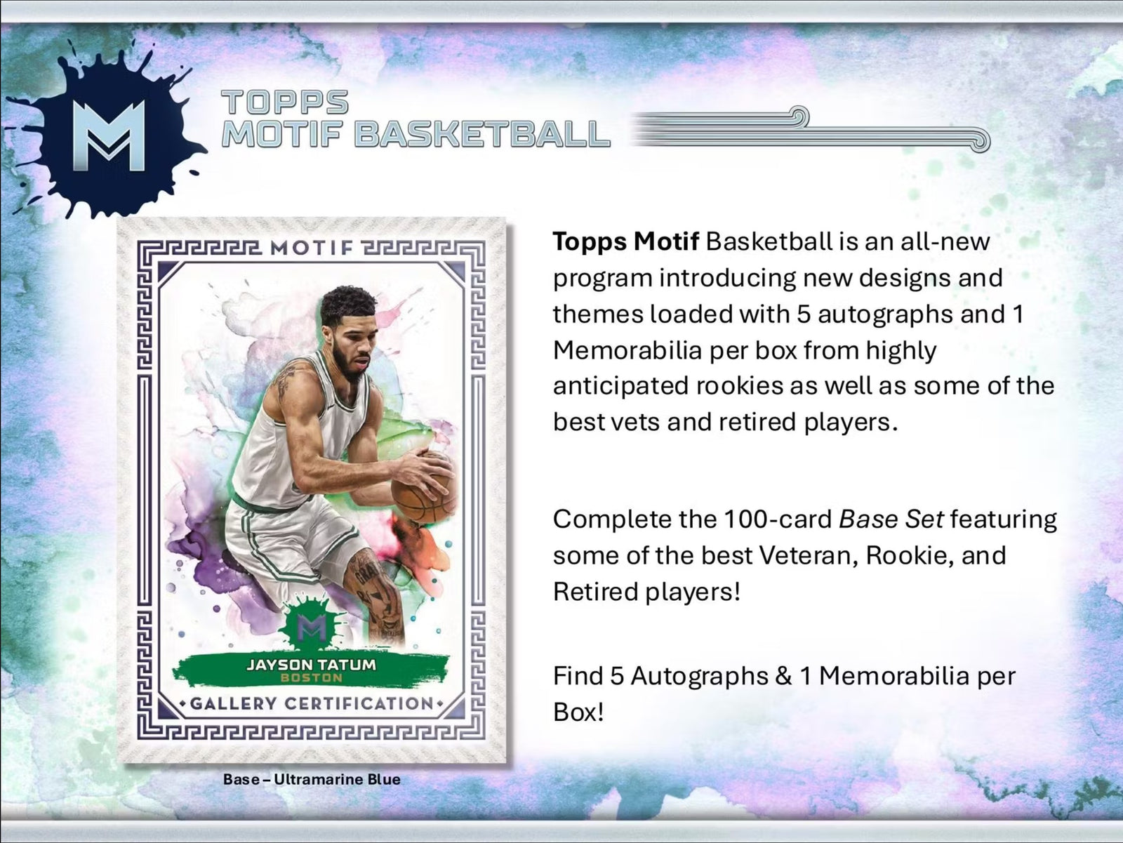 2023-24 Topps Motif Basketball Hobby Trading Cards