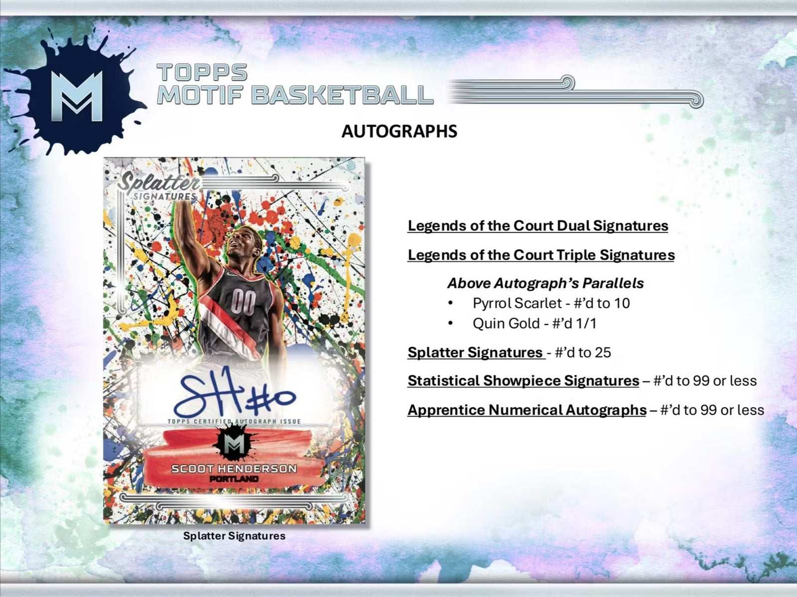 2023-24 Topps Motif Basketball Hobby Trading Cards