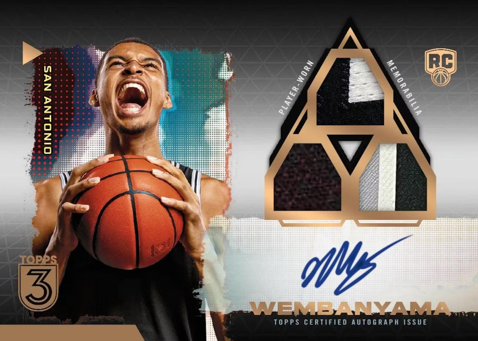 2023-24 Topps Three Basketball Hobby Trading Cards