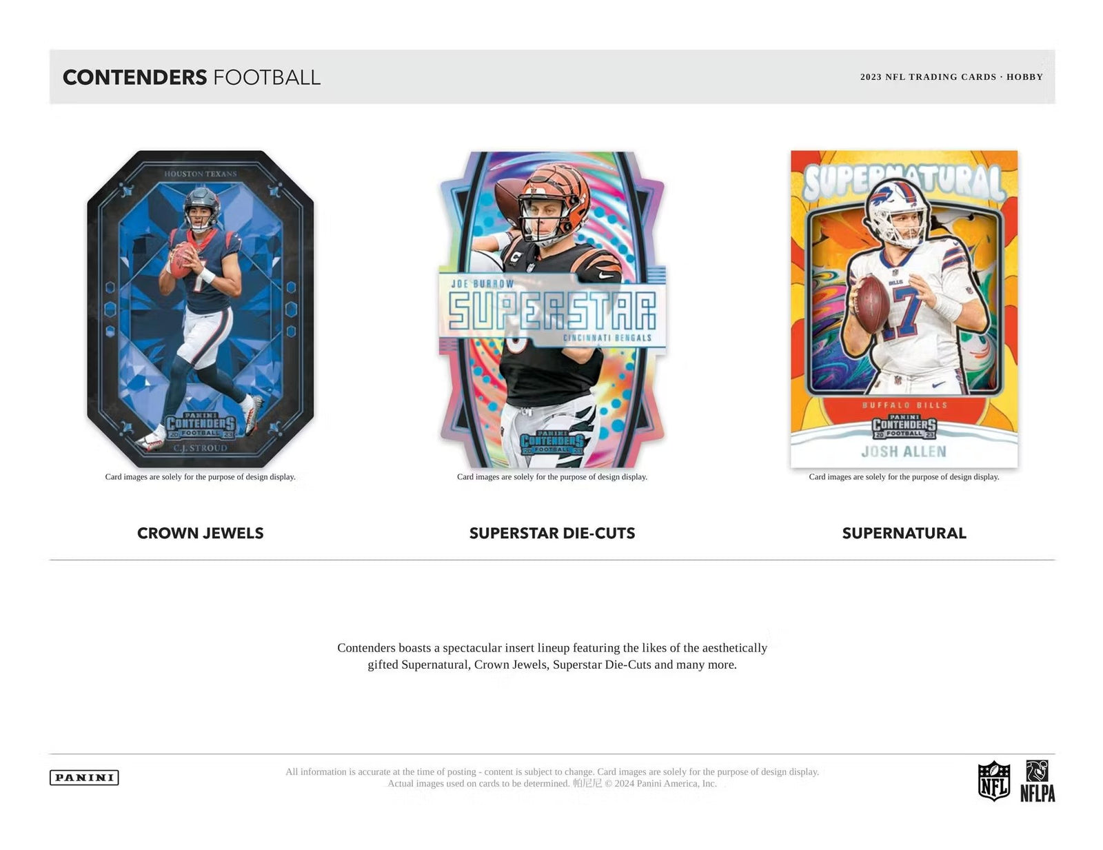 2023 Panini Contenders Football Hobby Trading Cards