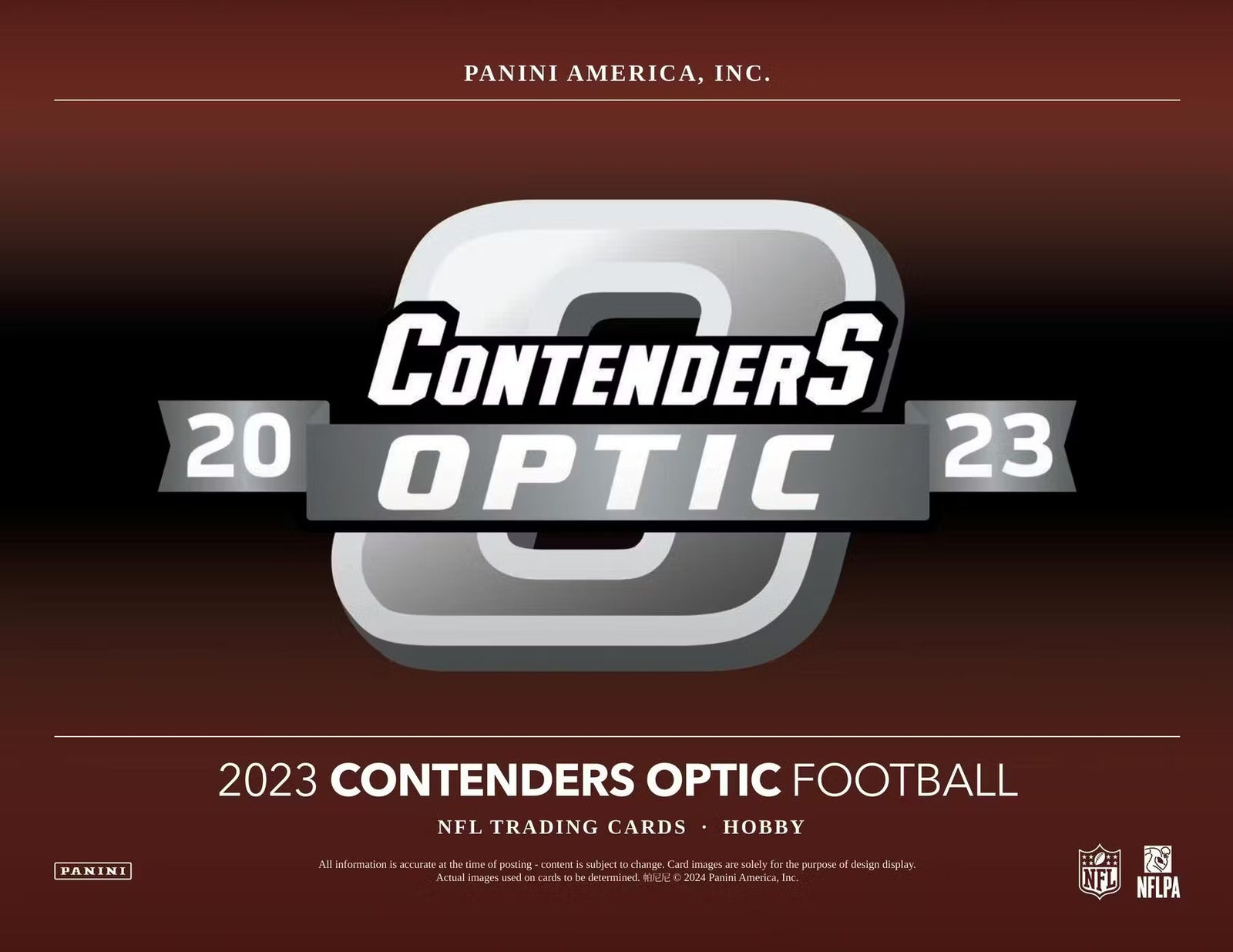 2023 Panini Contenders Optic Football Hobby Trading Cards