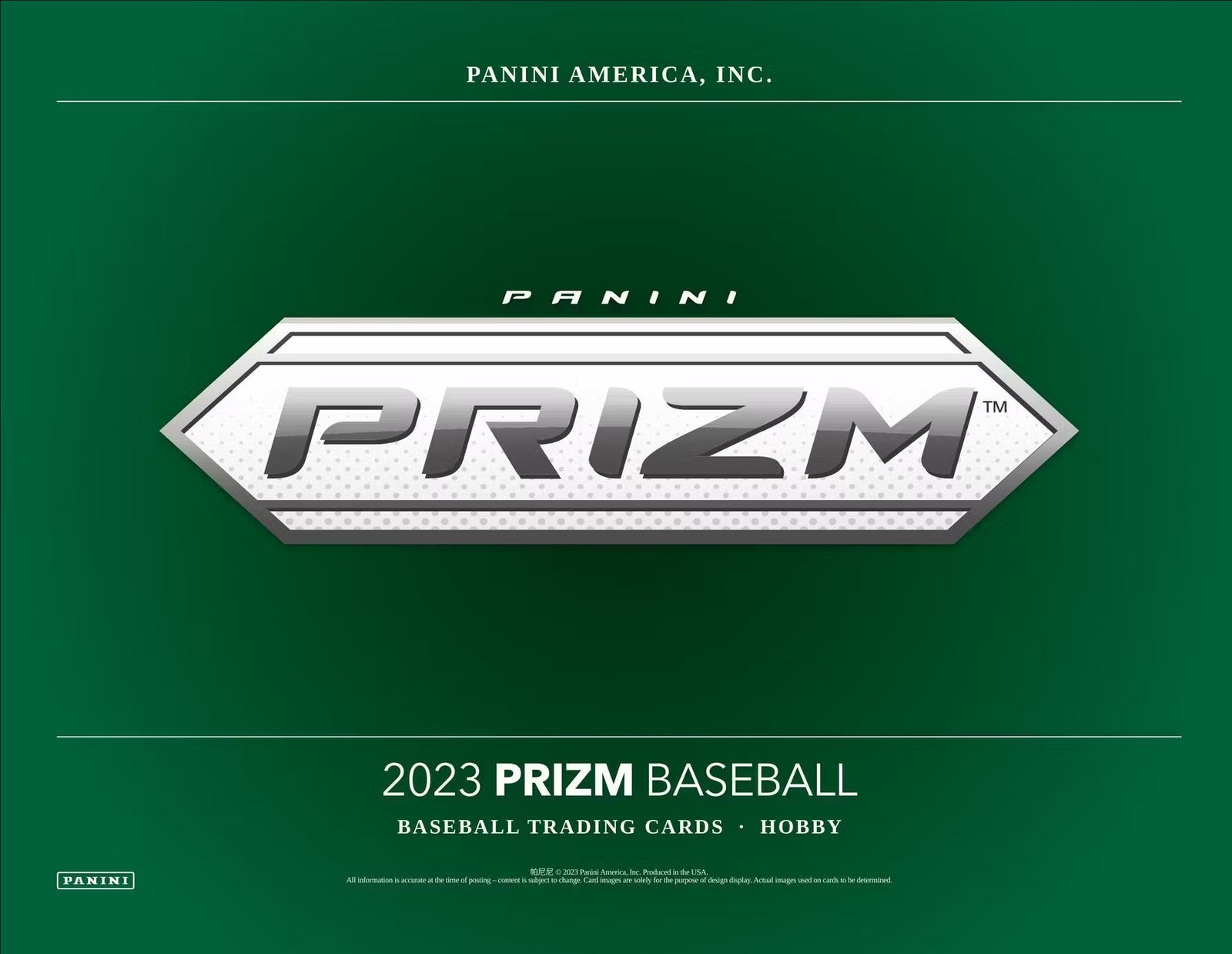 2023 Panini Prizm Baseball Hobby Trading Cards