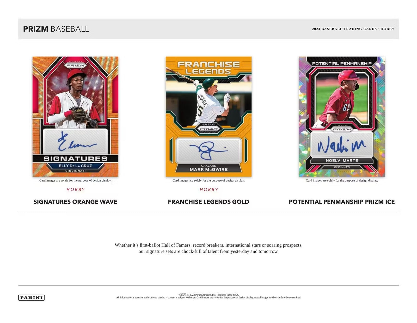 2023 Panini Prizm Baseball Hobby Trading Cards