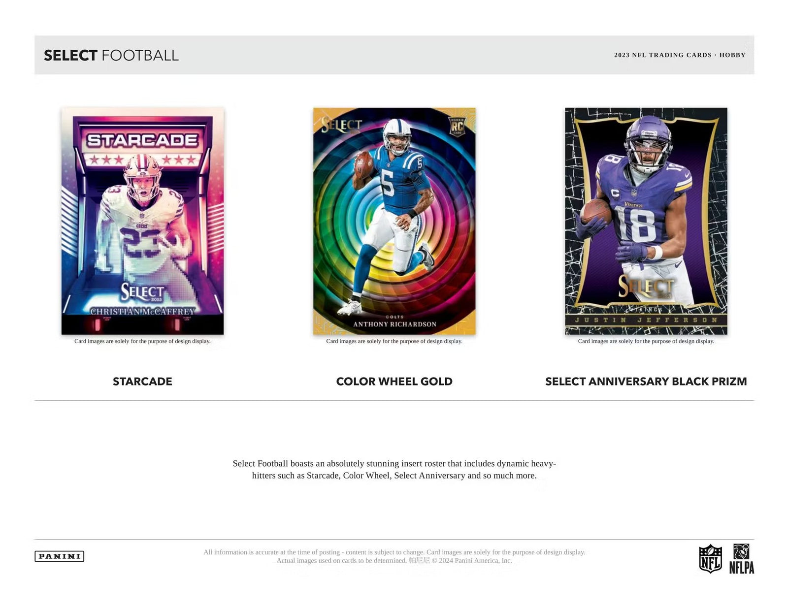 2023 Panini Select Football FOTL Trading Cards