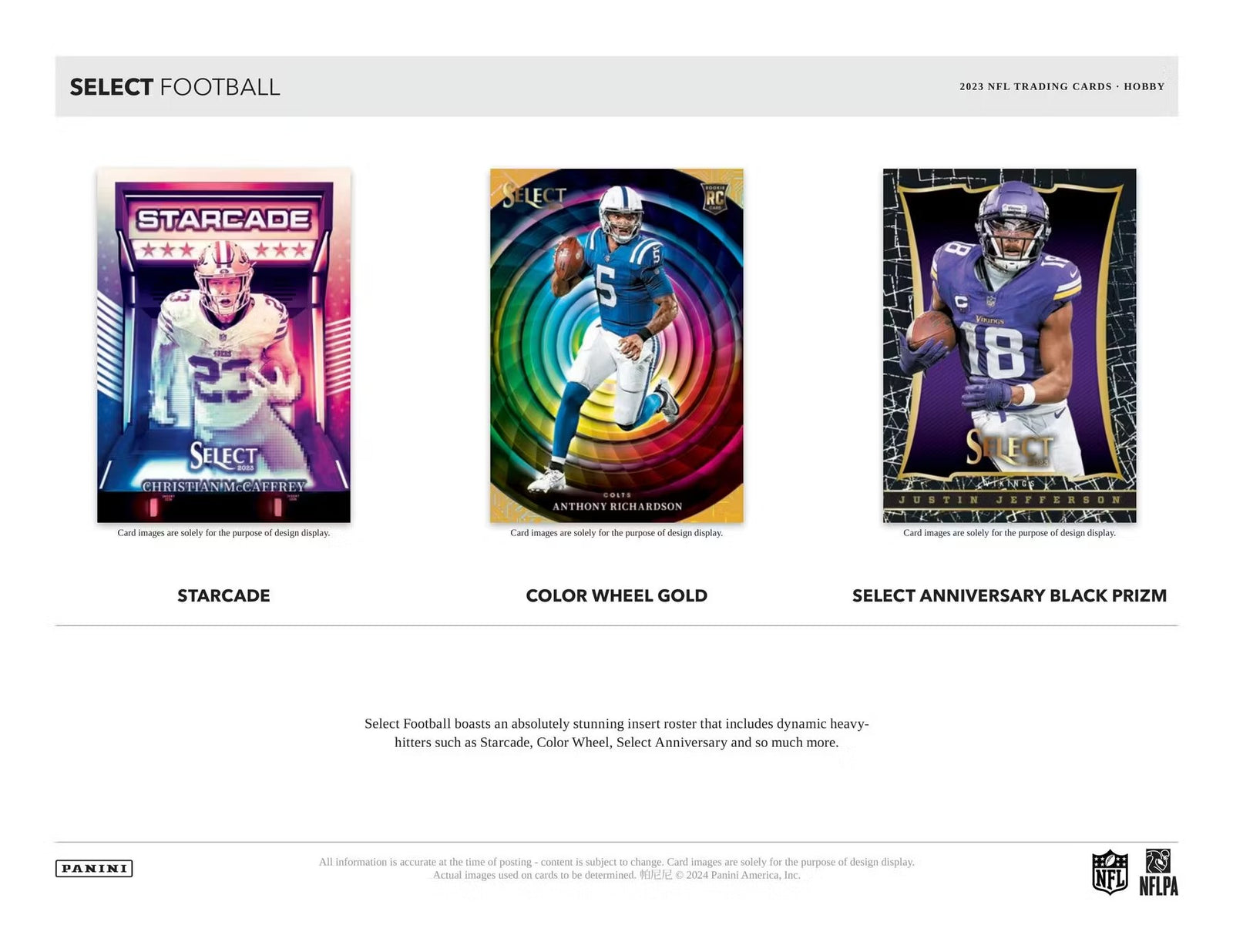 2023 Panini Select Football Hobby Trading Cards