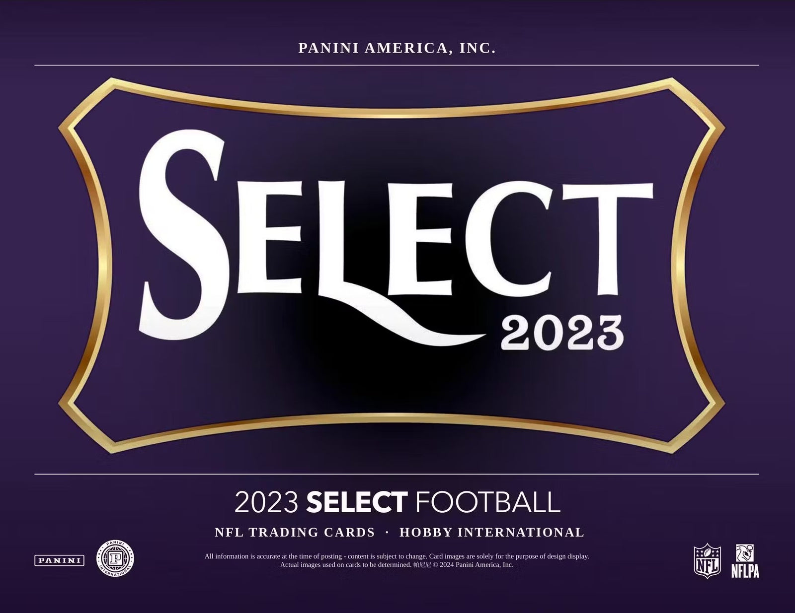 2023 Panini Select Football International Hobby Trading Cards