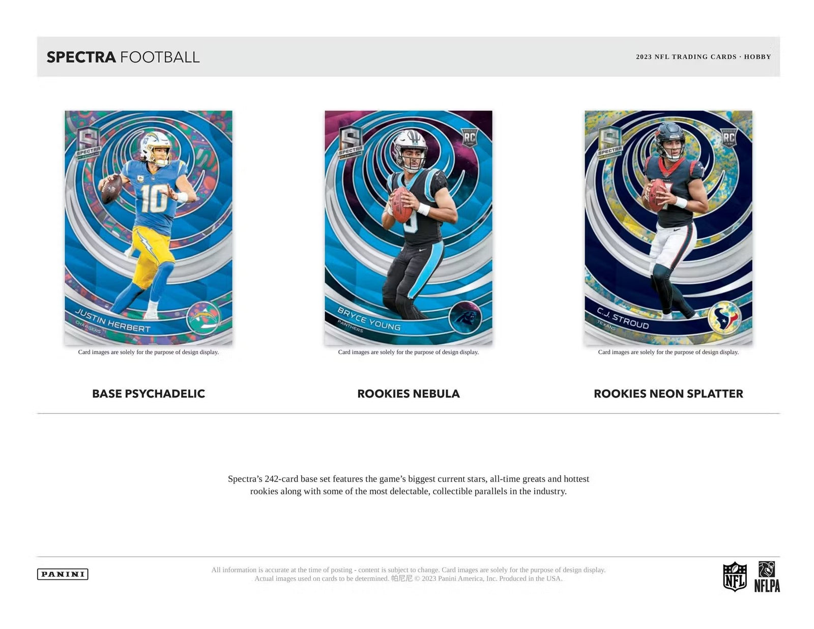 2023 Panini Spectra Football Hobby Trading Cards