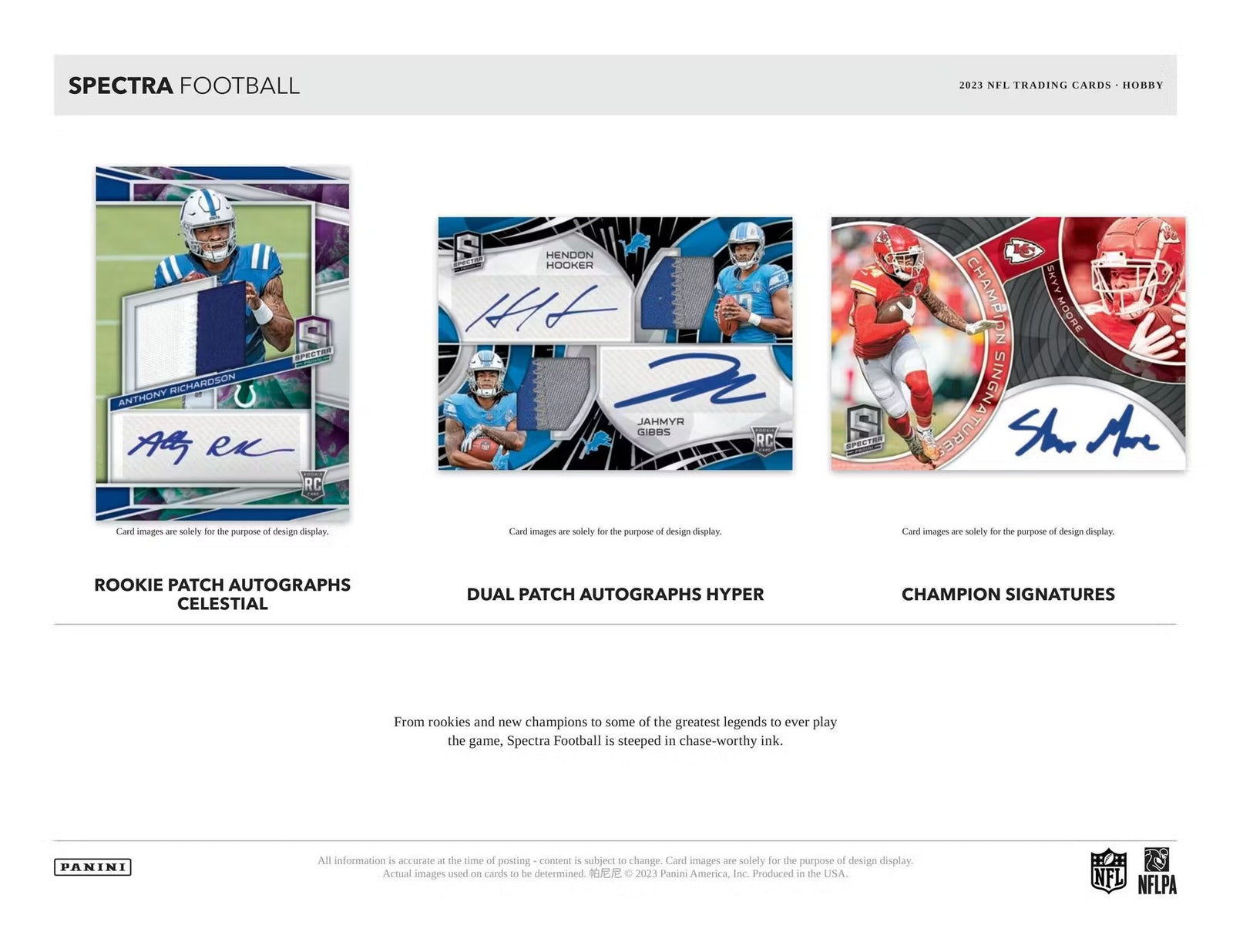 2023 Panini Spectra Football Hobby Trading Cards