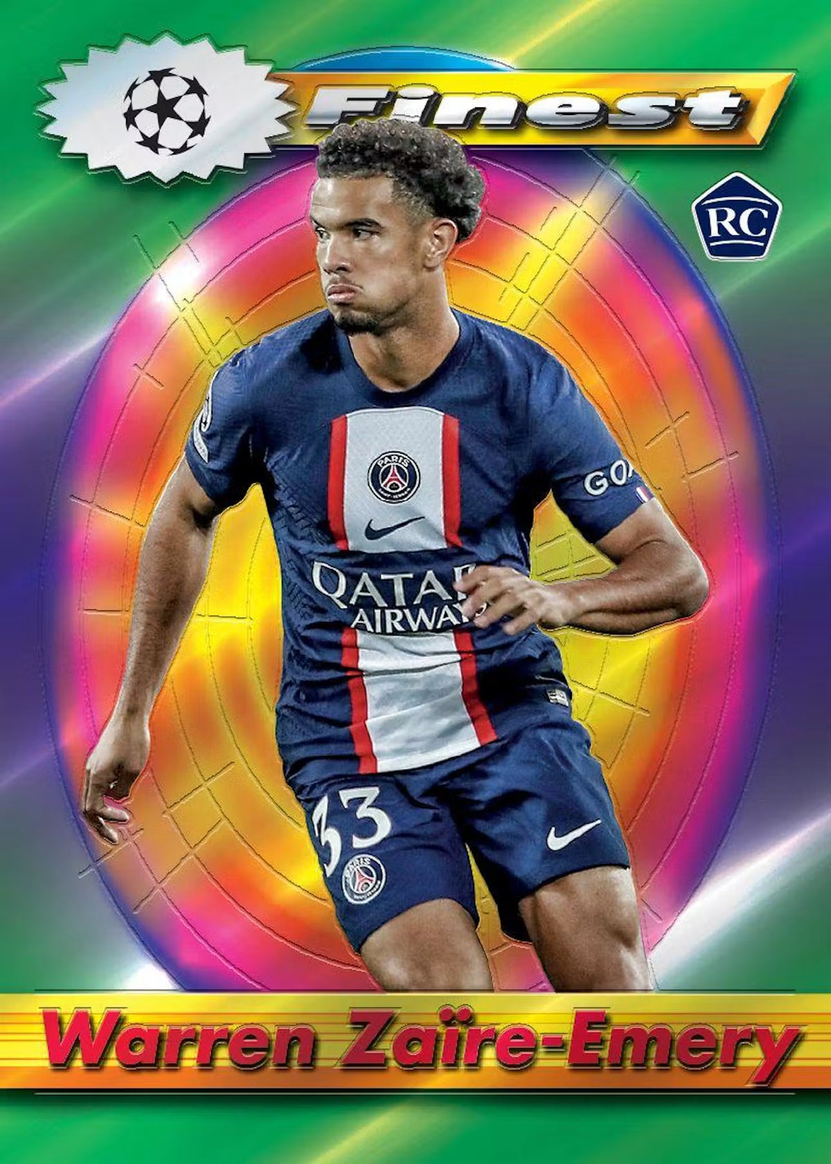 2022/23 Topps Finest Flashbacks UEFA Club Competitions Soccer Hobby LV