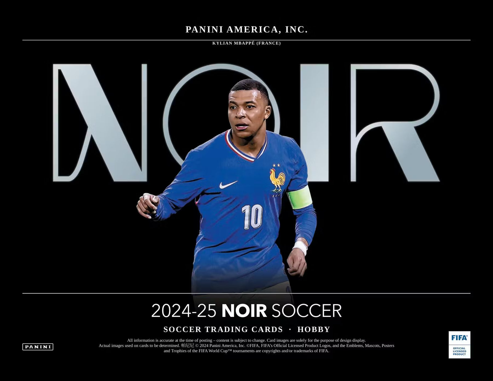 2024-25 Panini Noir Soccer Hobby Trading Cards