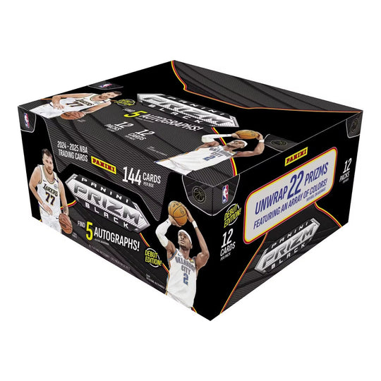 2024-25 Panini Prizm Black Basketball Hobby Trading Cards