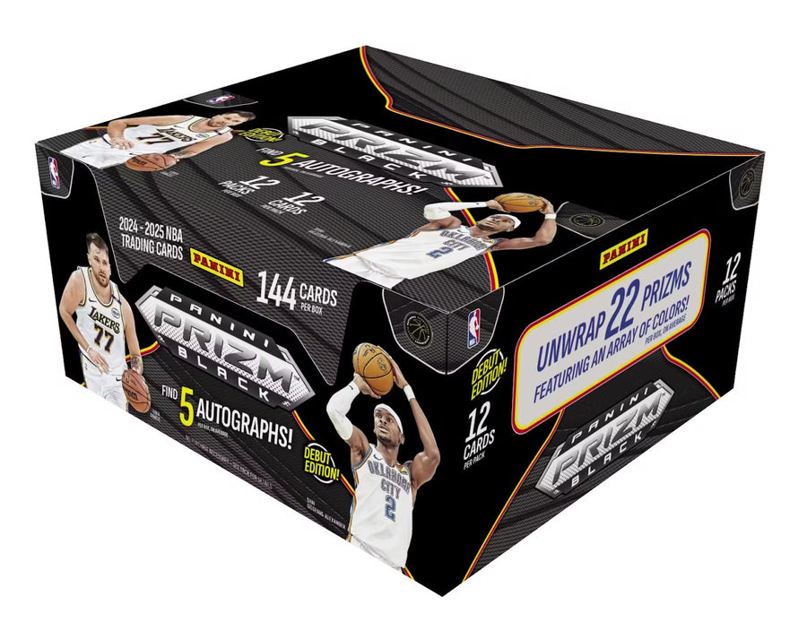 2024 25 Panini Prizm Black Basketball Hobby Trading Cards