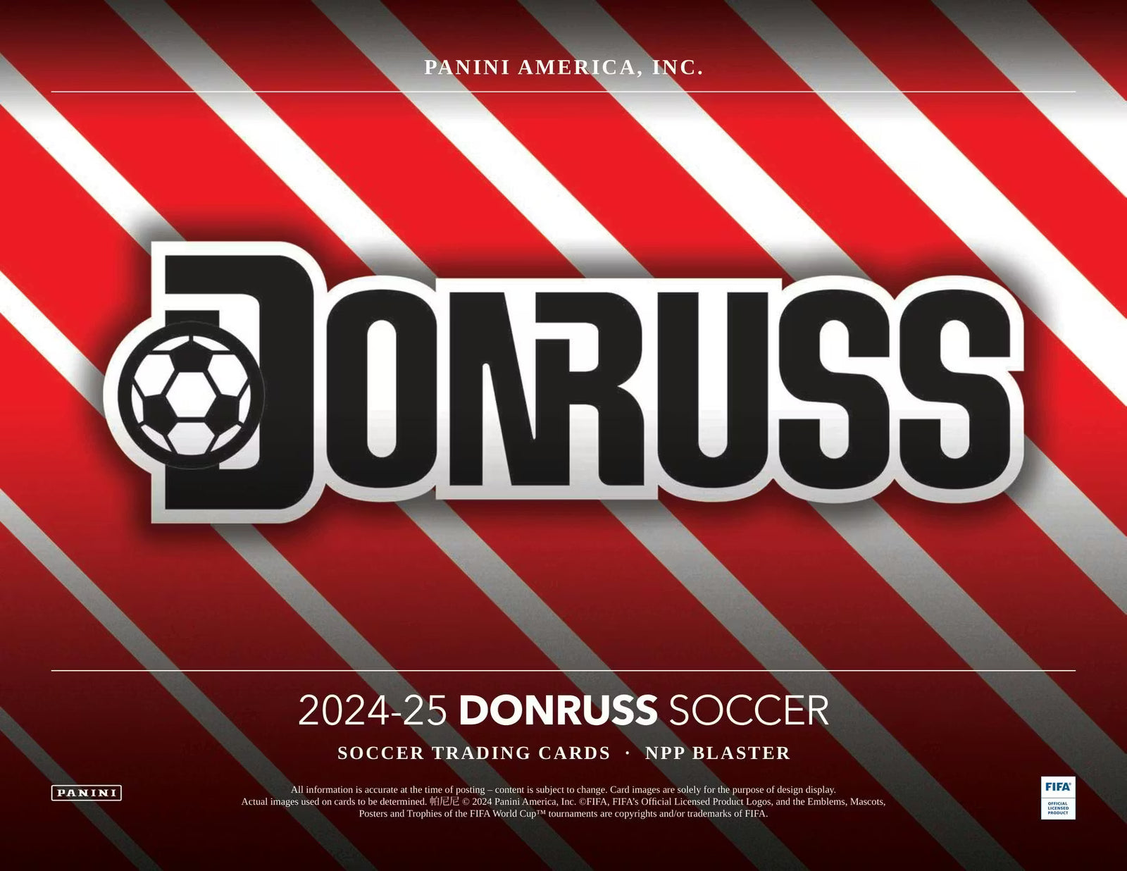 2024-25 Panini Donruss Soccer Blue Cubic Blaster Trading Cards