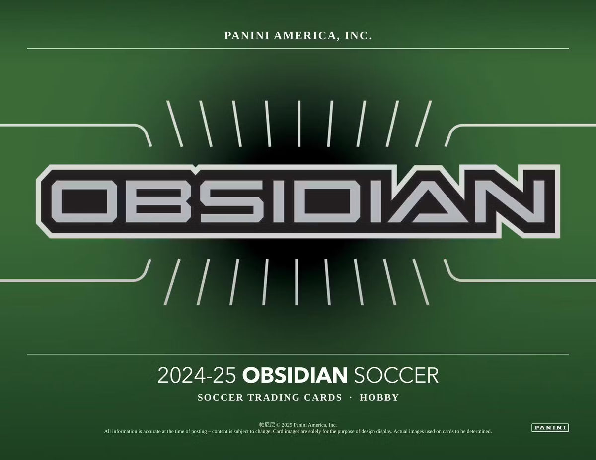 2024-25 Panini Obsidian Soccer Hobby Trading Cards