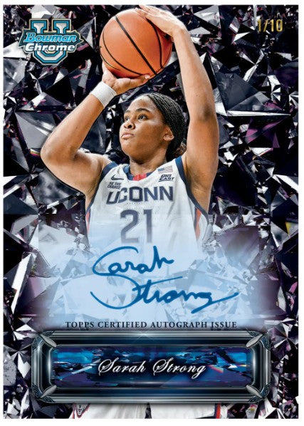 2024-25 Topps Bowman University Chrome Basketball Sapphire Trading Cards
