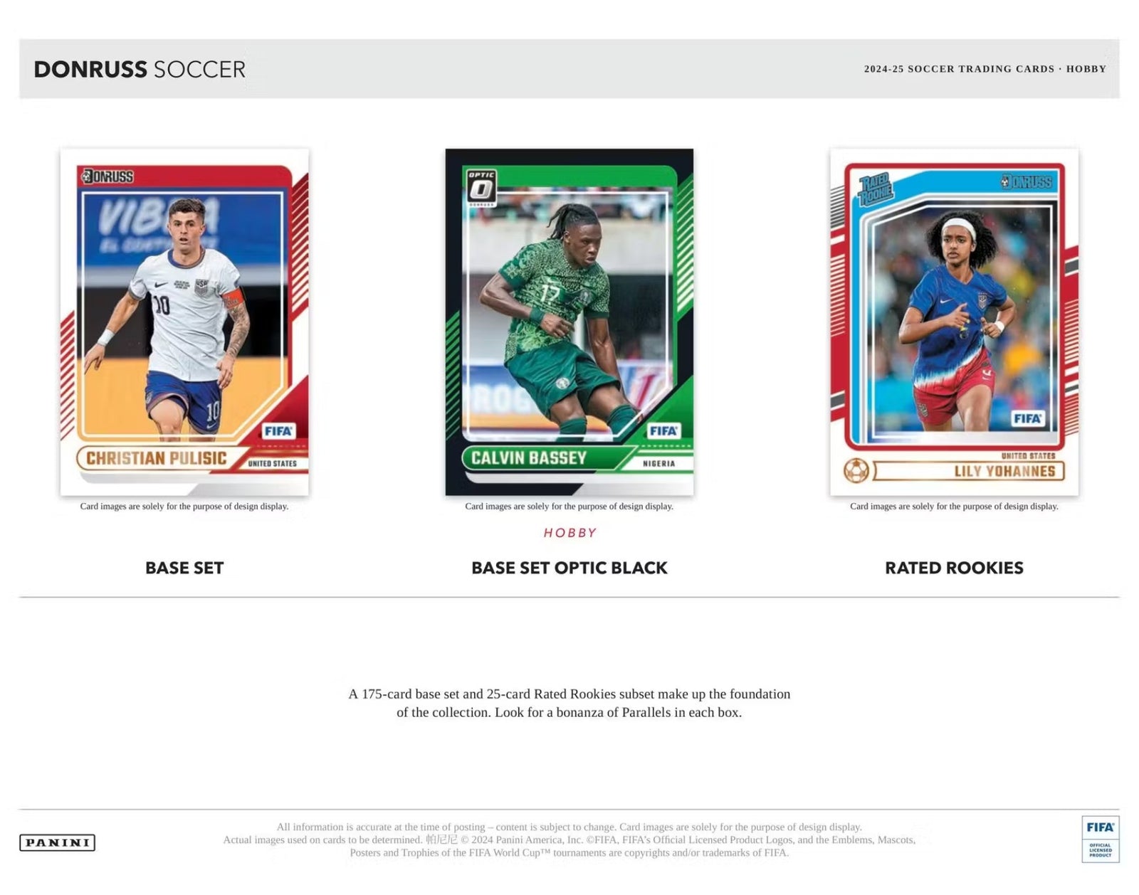 2024-25 Panini Donruss Soccer Hobby Trading Cards