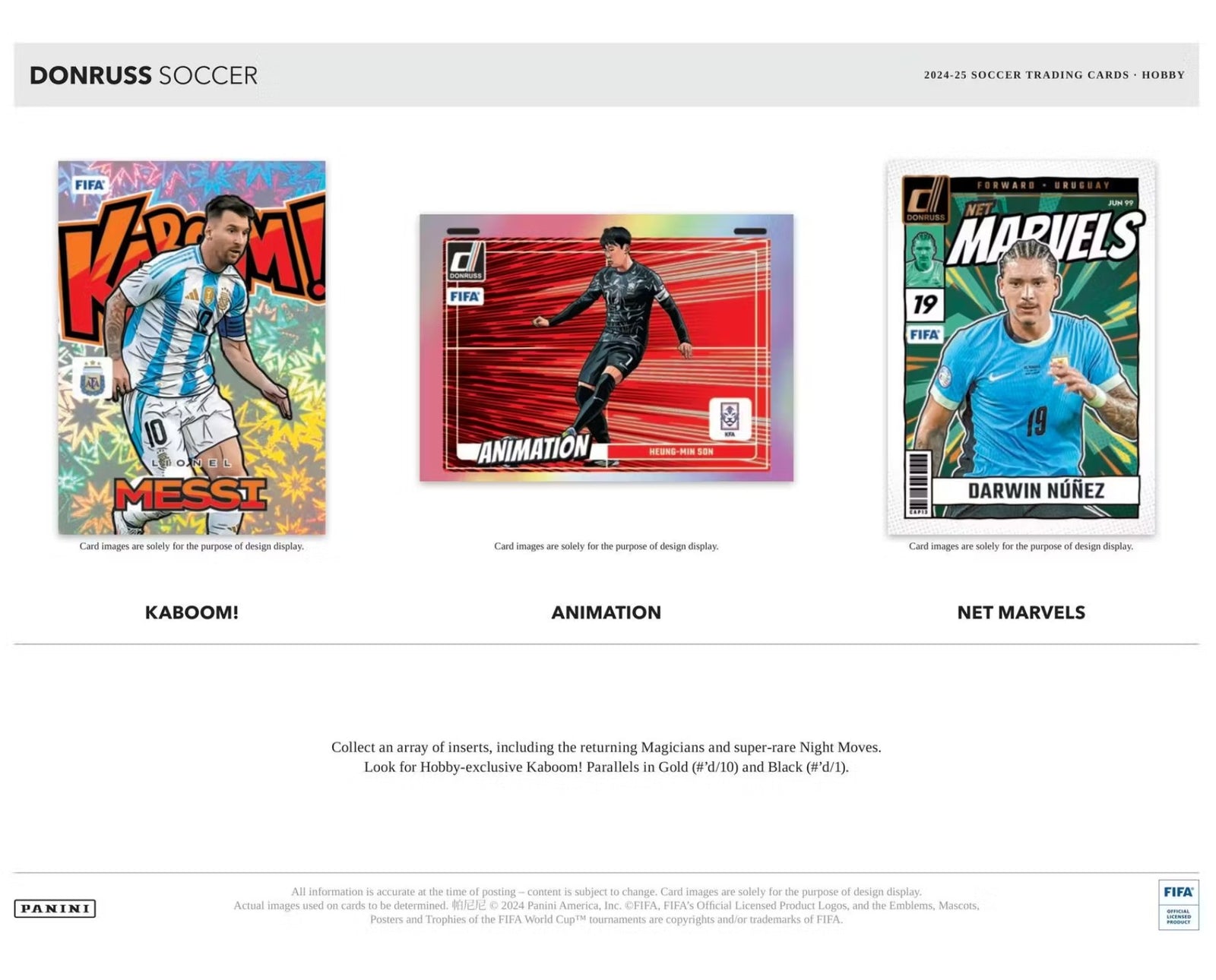 2024-25 Panini Donruss Soccer Hobby Trading Cards