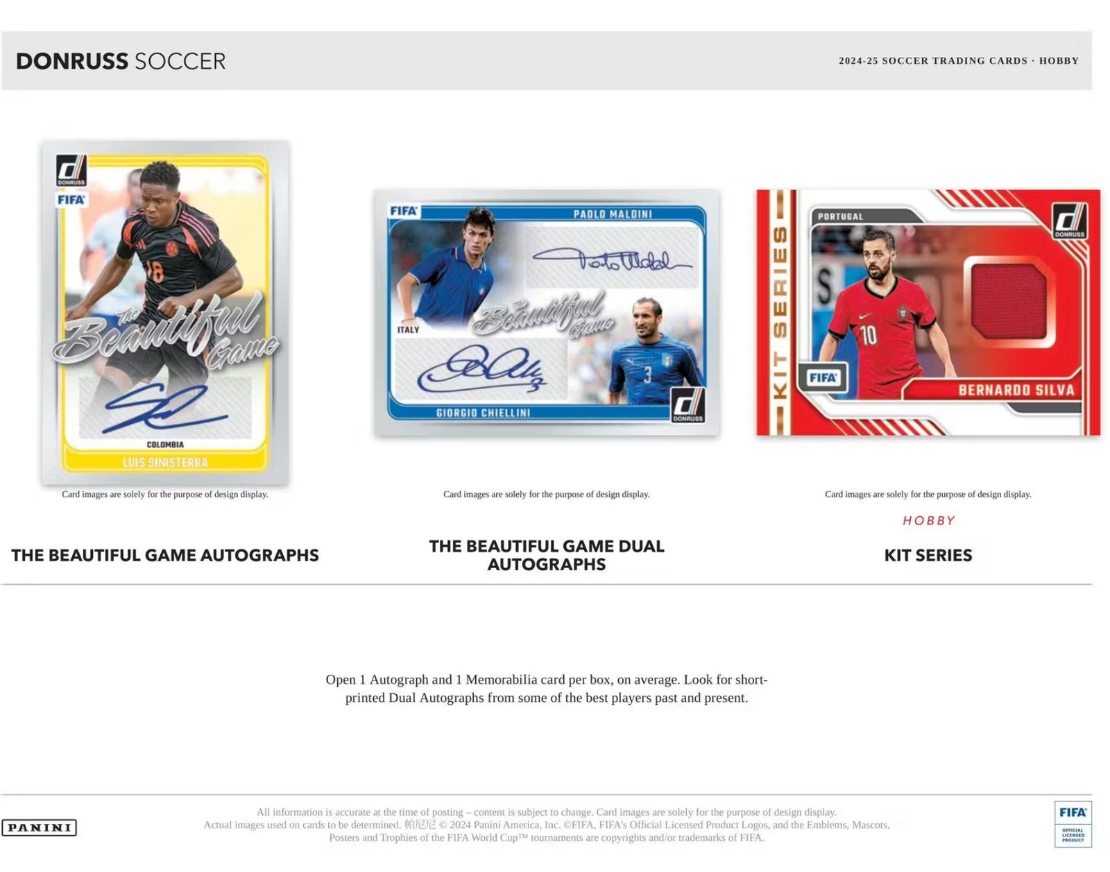 2024-25 Panini Donruss Soccer Hobby Trading Cards