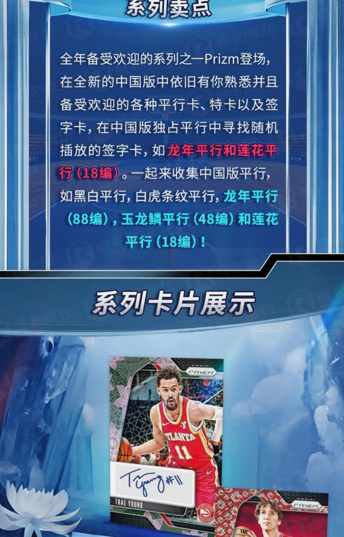 2024-25 Panini Prizm Basketball China Trading Cards