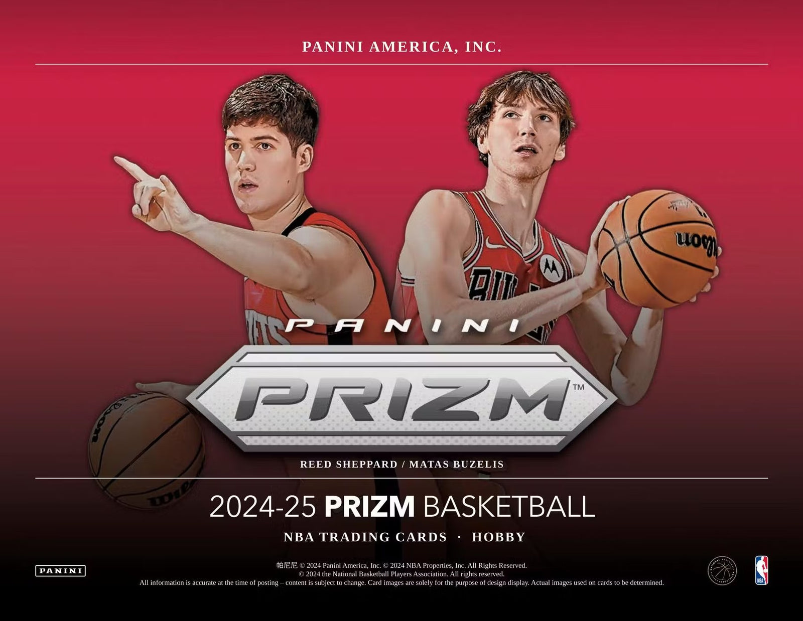 2024-25 Panini Prizm Basketball Hobby Trading Cards
