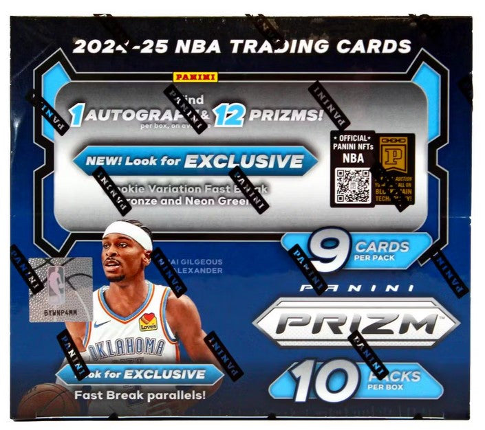 2024-25 Panini Prizm Basketball Fast Break Trading Cards