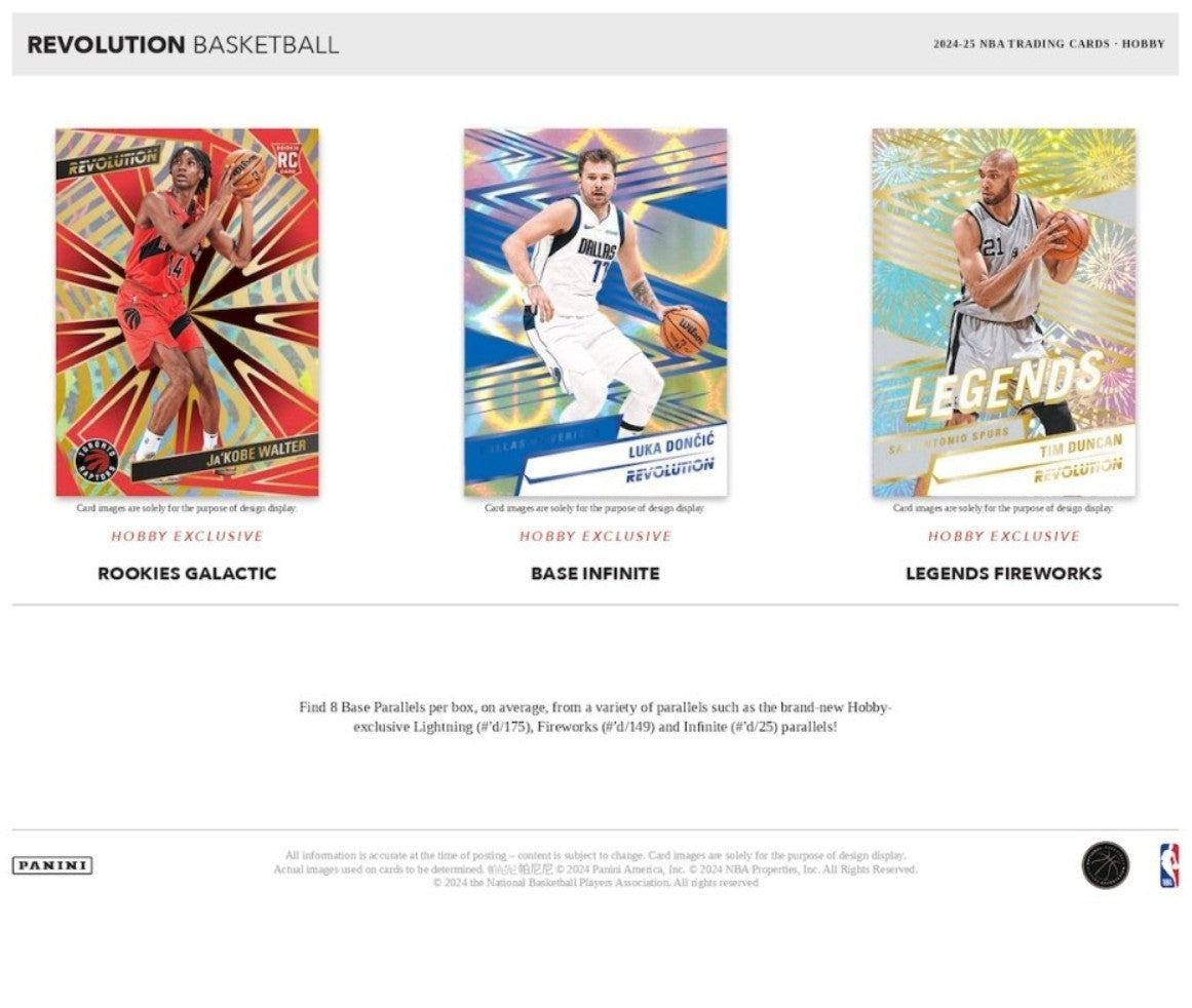 2024-25 Panini Revolution Basketball Hobby Trading Cards